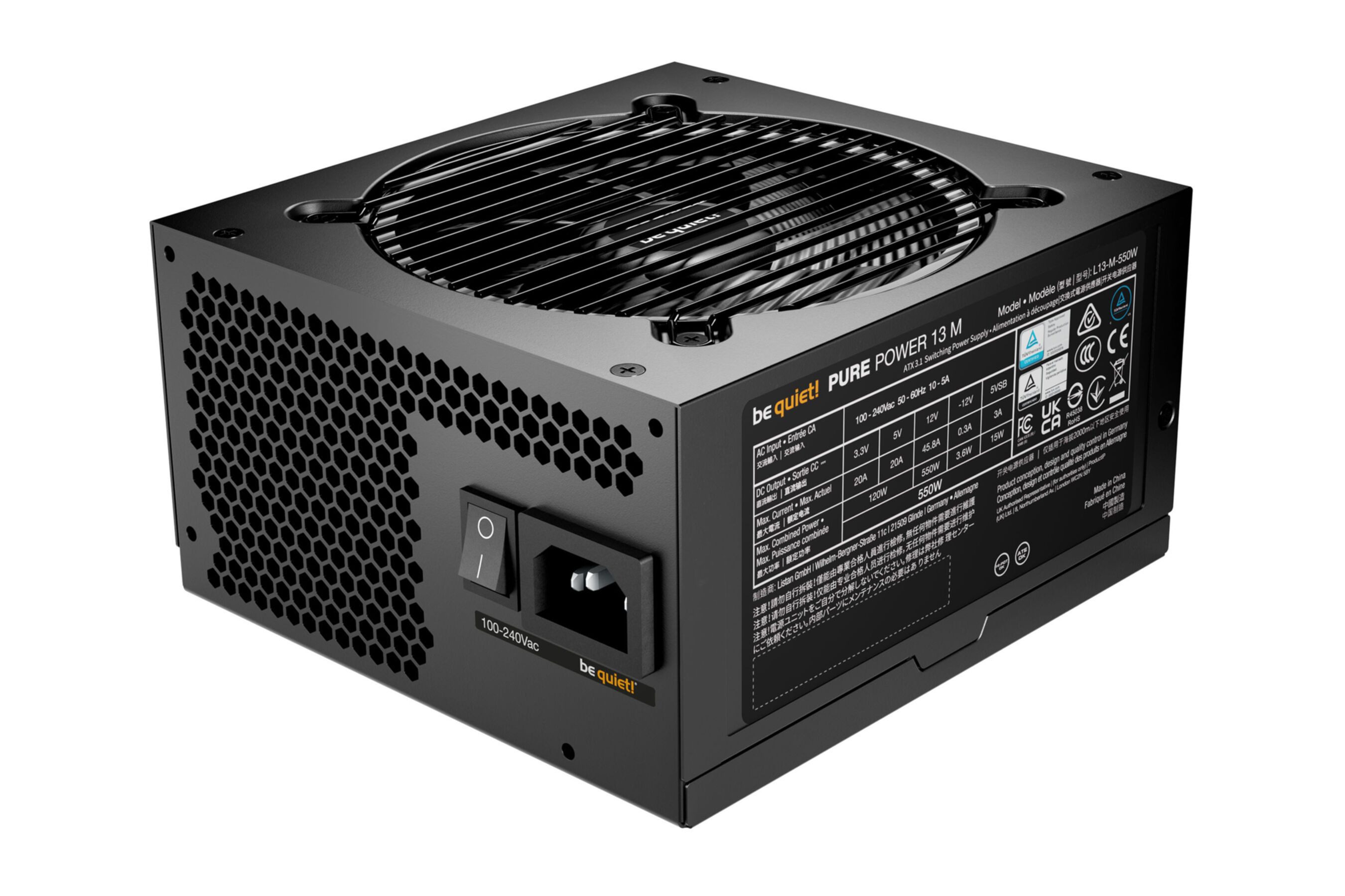 be quiet! Pure Power 13 M 550W Netzteil
