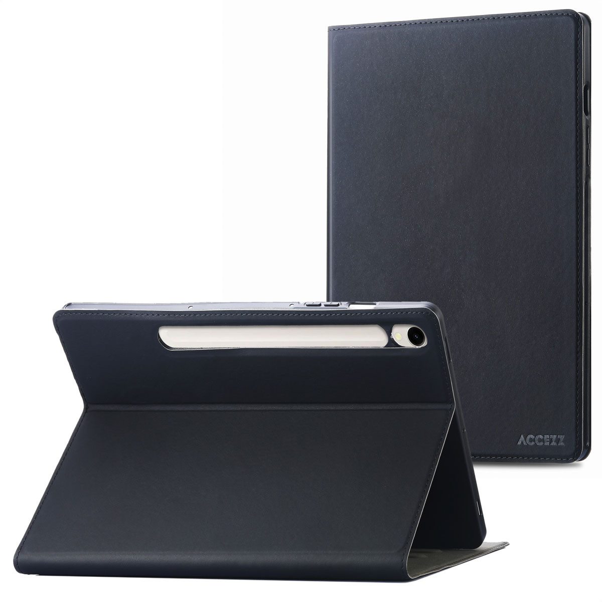 Accezz Tablet-Mappe Accezz Classic Klapphülle Samsung Galaxy Tab S10 Ultra / Tab S9 Ultra