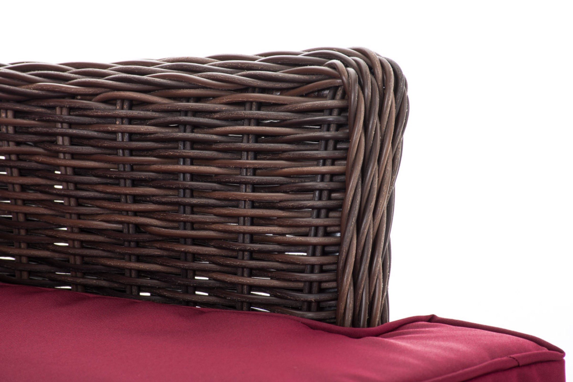 TPFGarden Gartensessel Jean - Rattansessel für Garten und Terrasse - Farbe: braun-meliert (Hochwertiger und stabiler Gartensessel aus handgefertigtem Polyrattan, 1-St., Outdoor-Sessel mit pulverbeschichtetem Aluminumgestell), Balkonstuhl, Terrasssenstuhl - Maße (TxBxH): 77 x 70 x 100cm