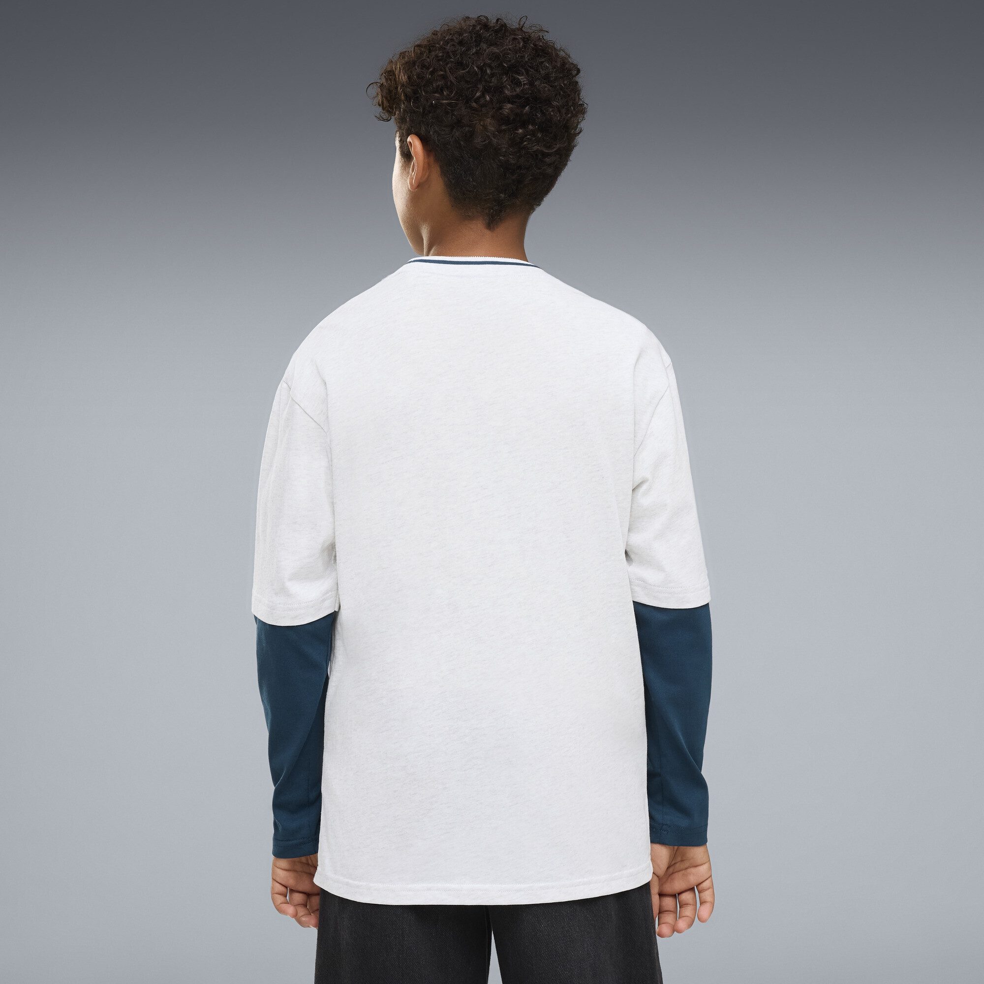 PUMA T-Shirt MID 90s Relaxed Layered Langarmshirt Jungen