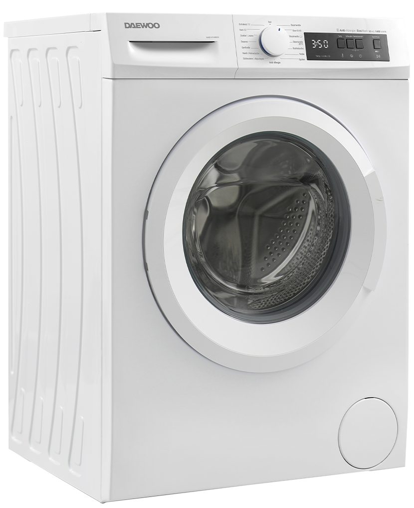 Daewoo Waschmaschine weiss WM014T1WB0DE, 10,00 kg, 1400 U/min, AquaStop, Allergy Programm, Eco-Logic, Kindersicherung