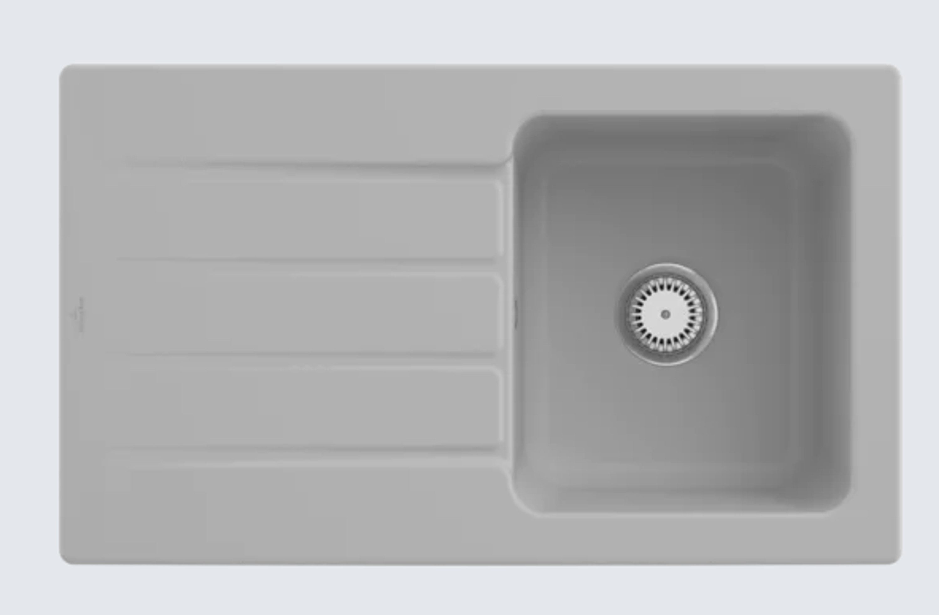 Villeroy & Boch Küchenspüle 3350 01 SM, Rechteckig, 86/22 cm, Architectura 50, Steam