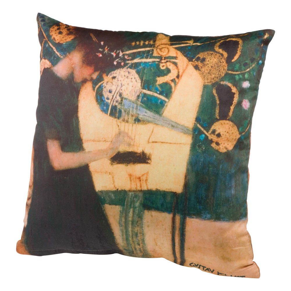 Goebel Kissenhüllen Artis Orbis Die Musik Gustav Klimt 40 x 40 cm, (1 Stück)