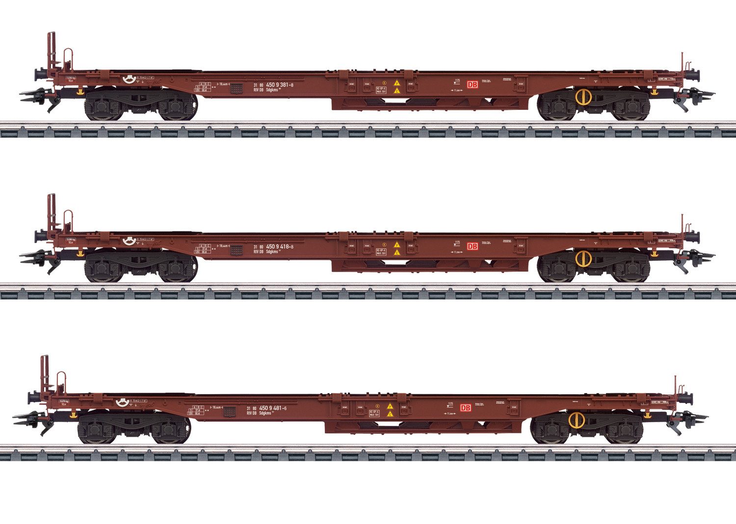 Märklin Güterwagen Taschenwagen-Set DB AG - 47464, Spur H0