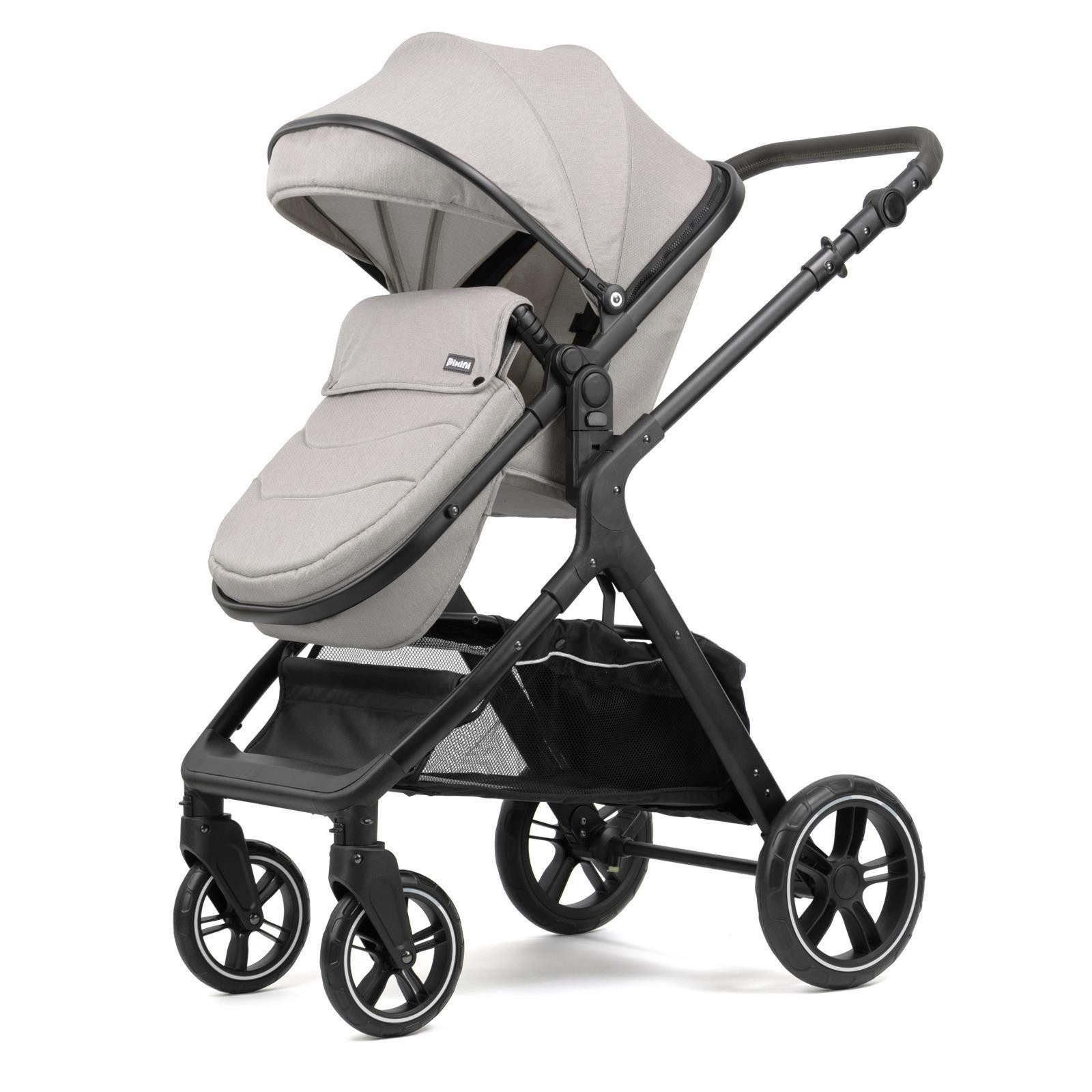 Pixini Kombi-Kinderwagen Pixini Nelio Kinderwagen 3in1 Set, Sonnenverdeck