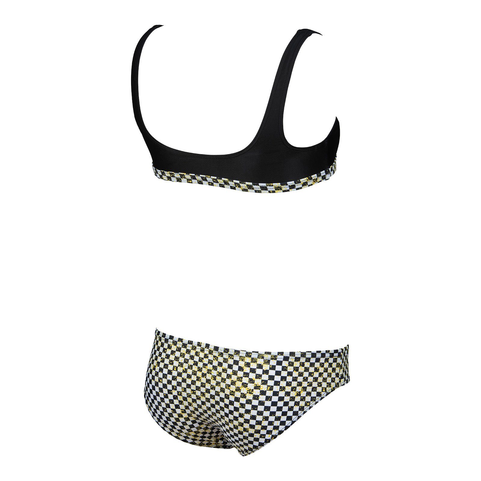 - Top black Arena Design Bustier-Bikini - mit multi JR Meryl stylischem 510 white