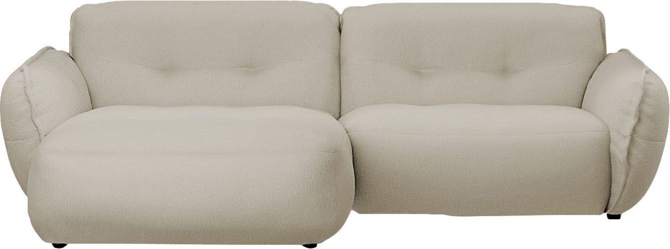 BETYPE Ecksofa Be Fluffy Mega Sofa, bequem, viel Platz, Breite 289cm, L-Form, Softes Sitzgefühl, moderne Kedernaht, hochwertiger Bezug