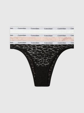 Calvin Klein Underwear Brasilslip 3 PACK BRAZILIAN (LOW-RISE) (Packung, 3-St., 3er-Pack) mit Logobund
