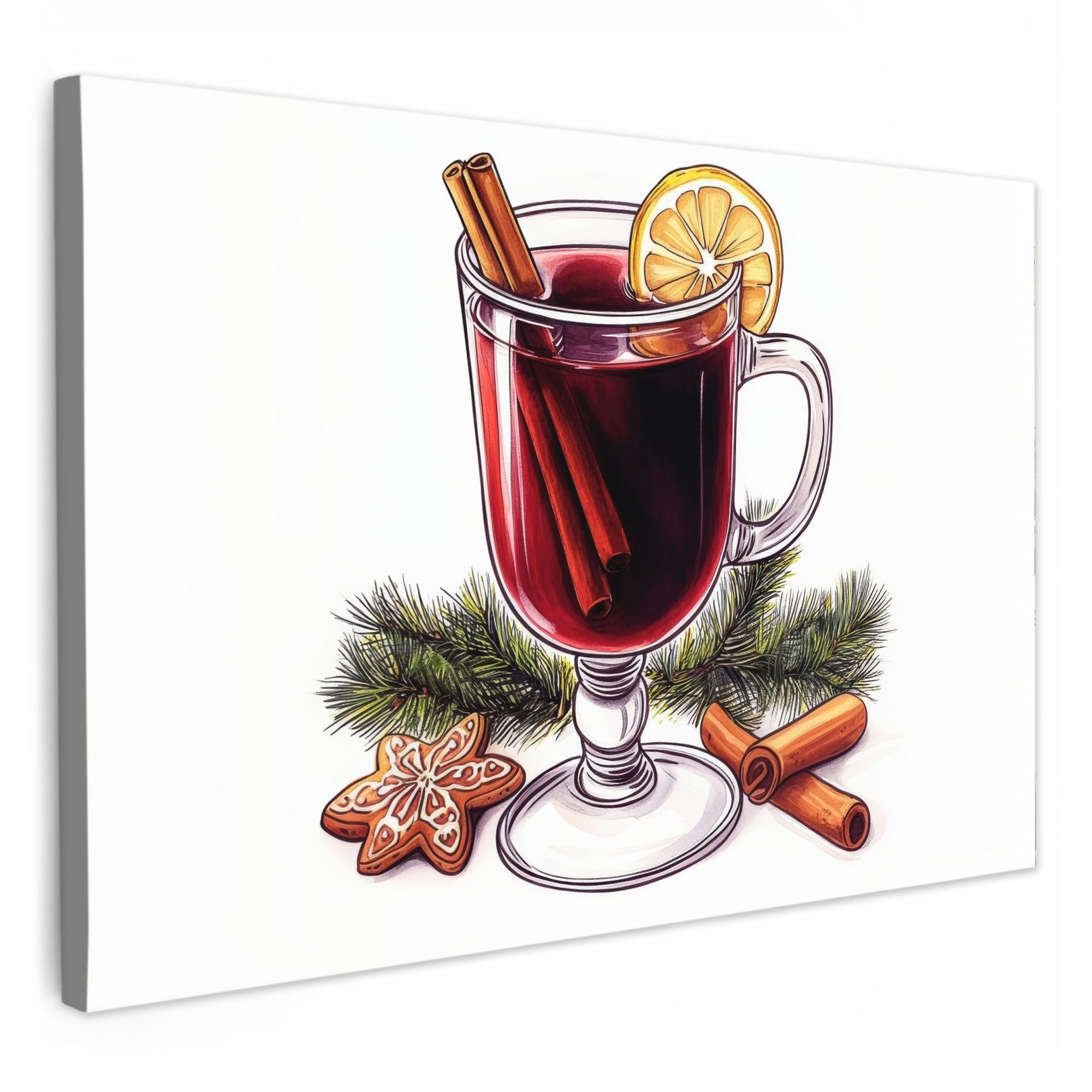 OneMillionCanvasses® Leinwandbild Wein - Trinken - günstig online kaufen