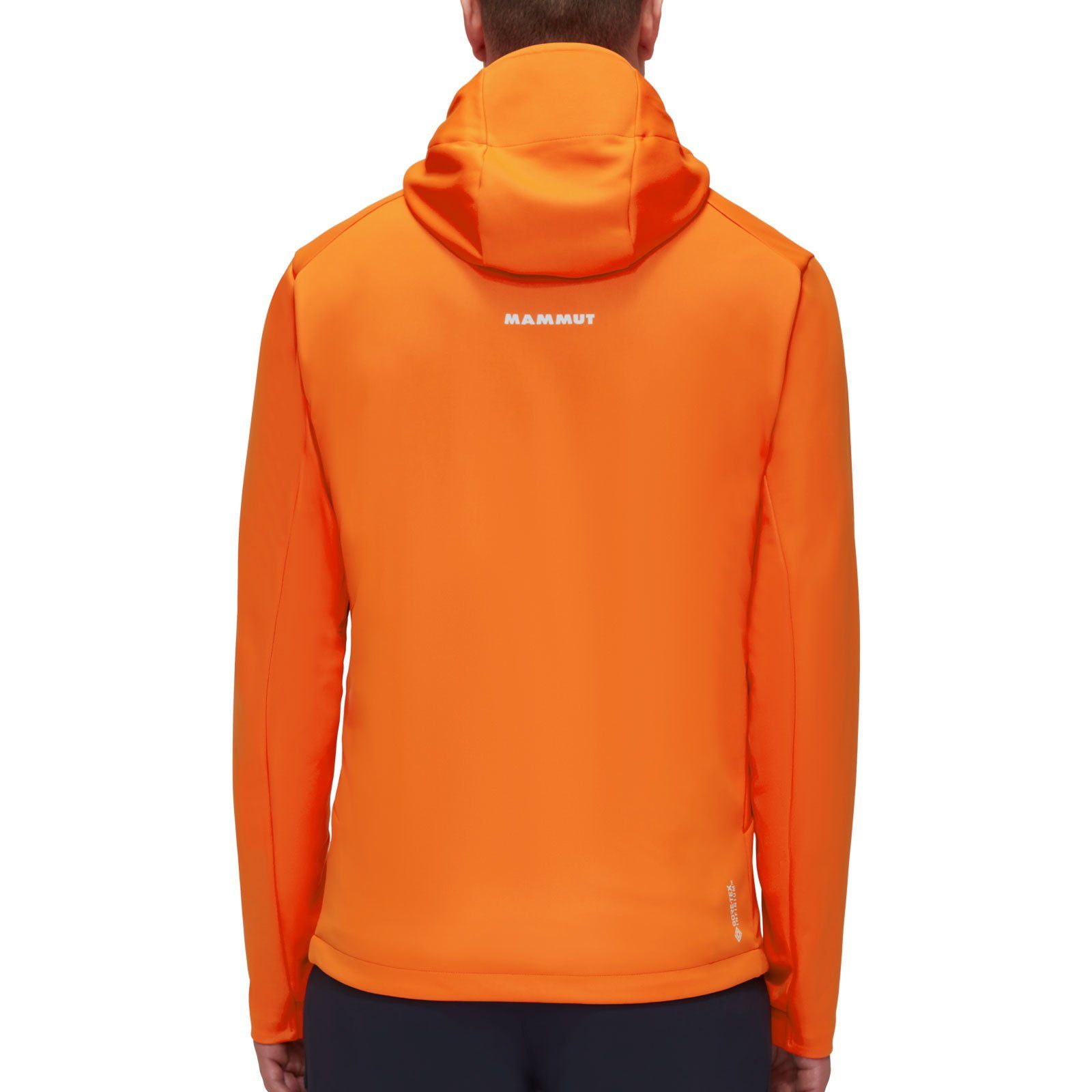 Mammut Softshelljacke Ultimate VII SO den dark Jacket 2258 Armen unter Hooded tangerine Belüftungsreißverschlüssen mit