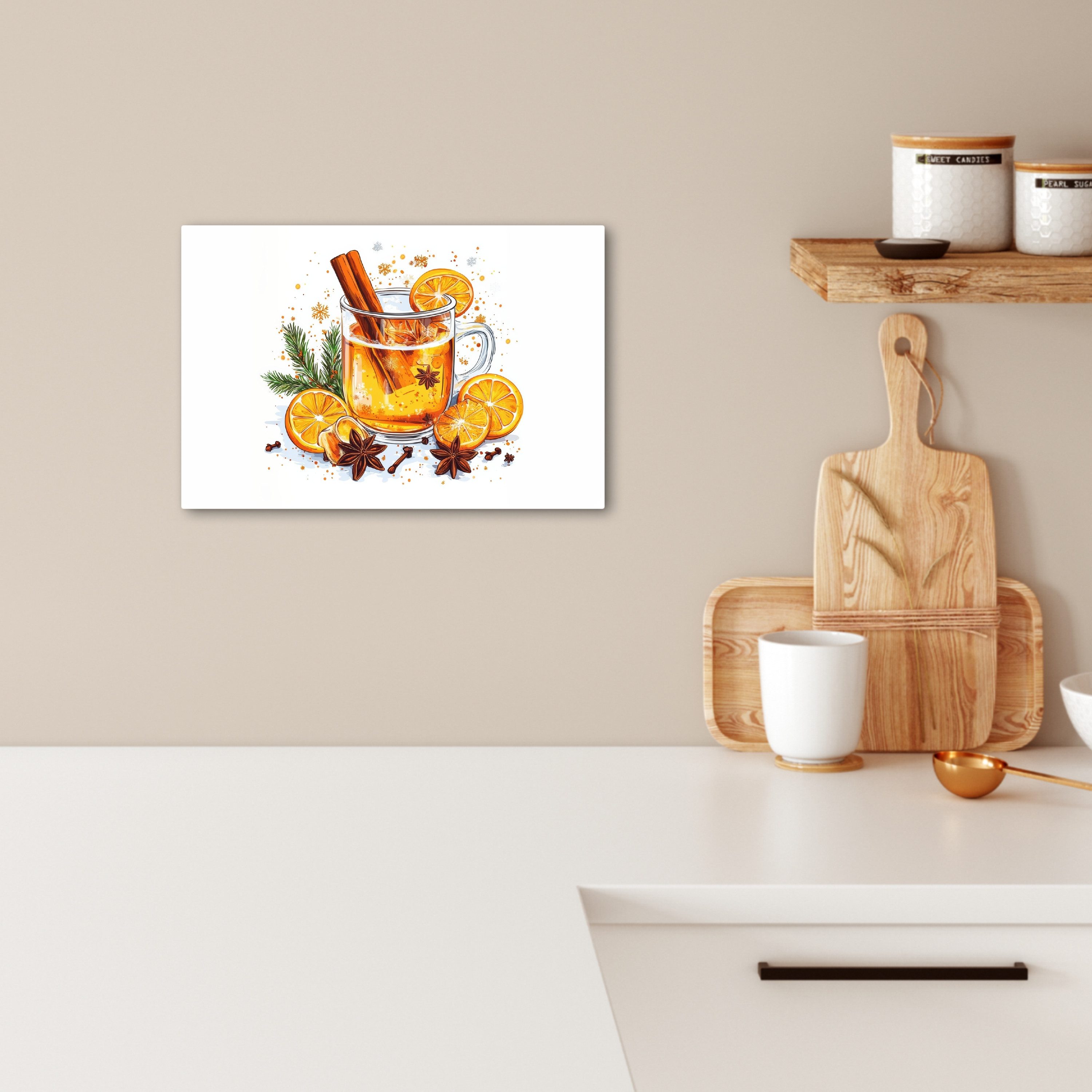 OneMillionCanvasses® Leinwandbild Heiß - Tee - günstig online kaufen