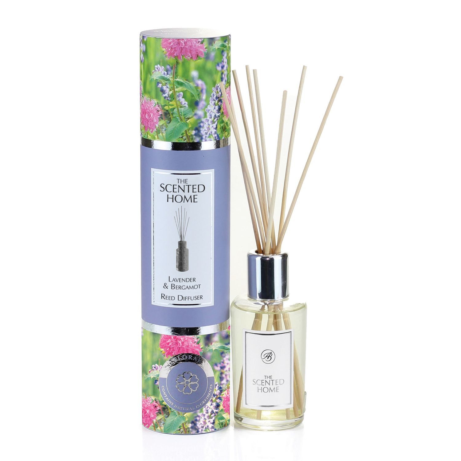 Ashleigh & Burwood Raumduft Lavendel & Bergamotte (1-St), Raumduft mit Rattanstäbchen 150 ml