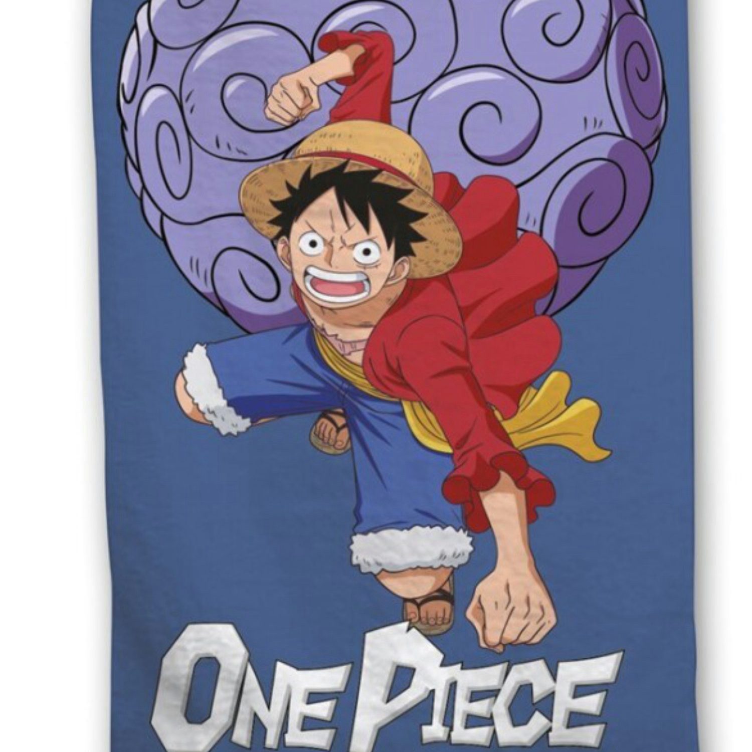 One Piece Anime Strandtuch One Piece Monkey D Ruffy Mikrofaser Strandtuch Handtuch Badetuch, 70 x 140 cm