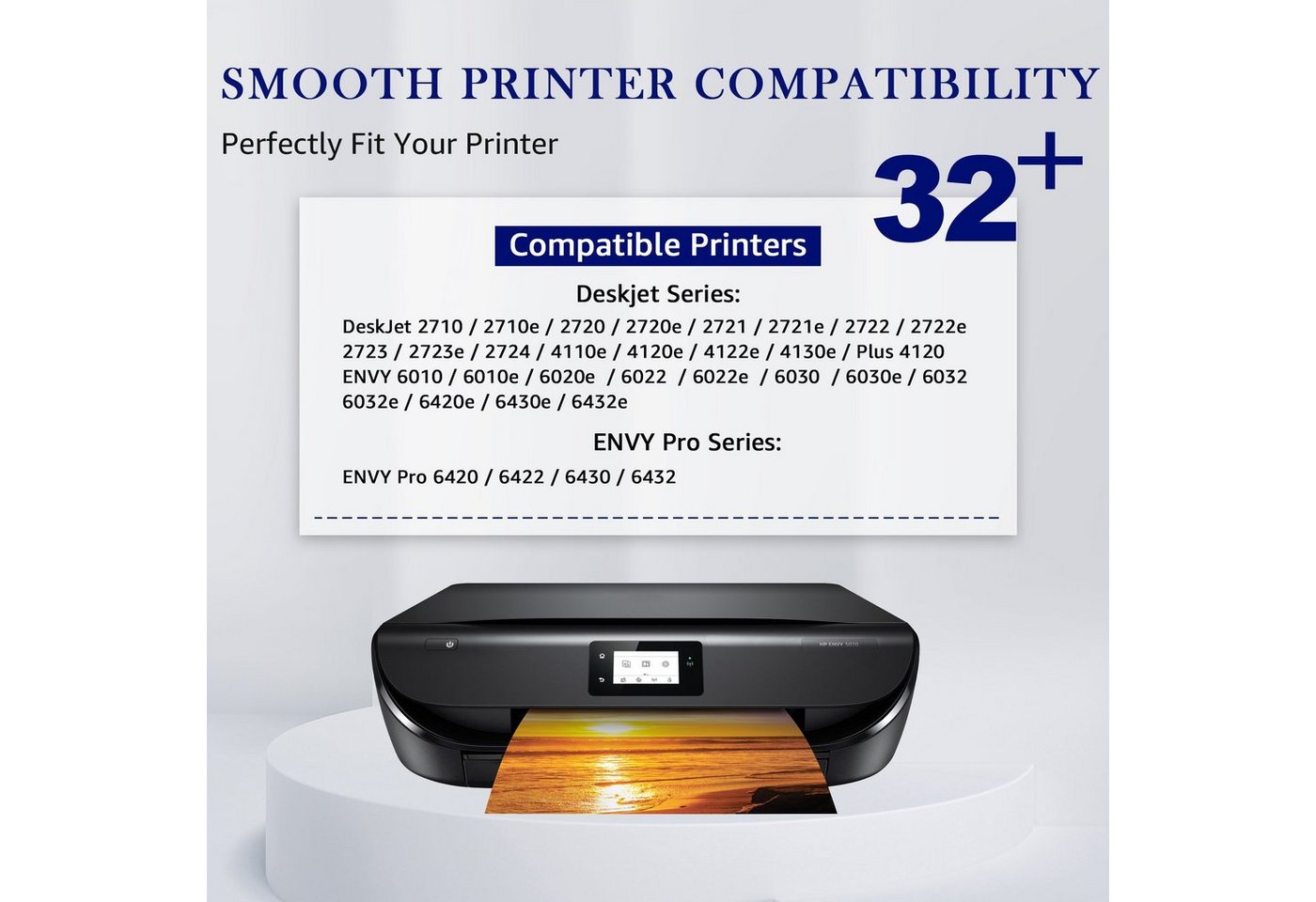 Thumbnail - MOOHO 305xl Tintenpatrone (2er-pack 1 Schwarz & 1 Tri-Farbe DeskJet 2710 2720e 2724, für Plus 4110 4120e Envy 6010 6020 ...
