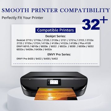 MOOHO 305 XL für HP 305XL Druckerpatronen Multipack Tintenpatrone (ENVY 6000 6020 6030 Deskjet 2720 2710)