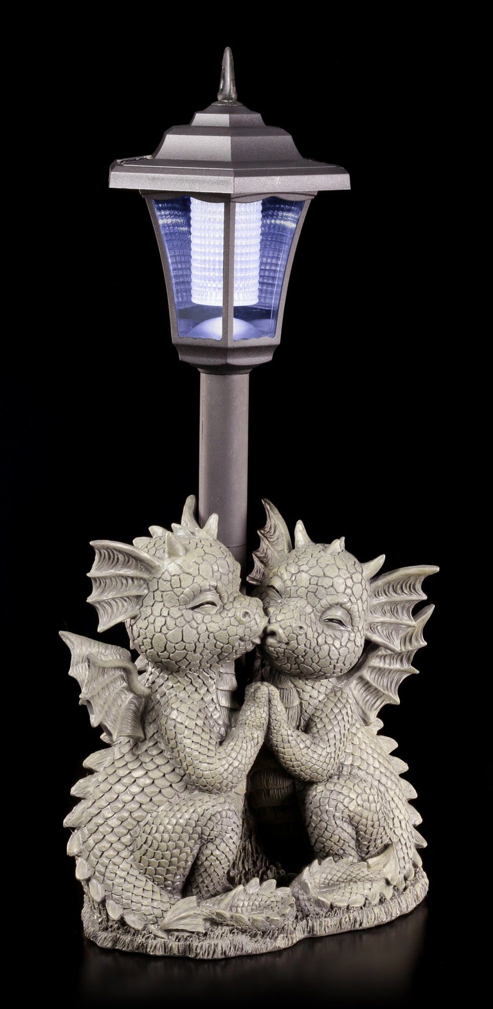 - Dekoration Gartenfigur Loving Shop Solar - GmbH Fantasy Dragons Figuren Gartenfigur Lampe Drachen Garten mit