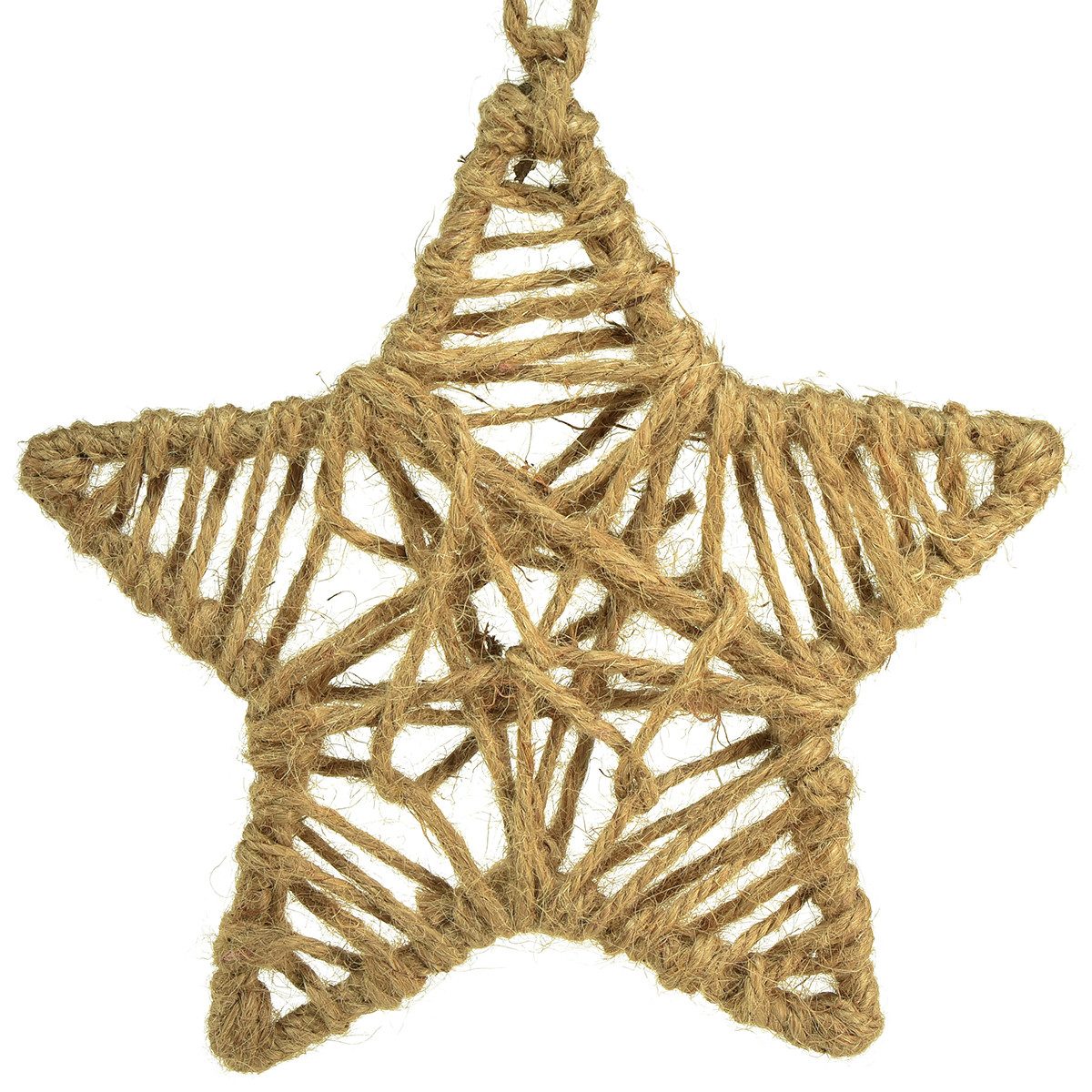 Viana Christbaumschmuck Deko-Stern Jute Natur zum günstig online kaufen