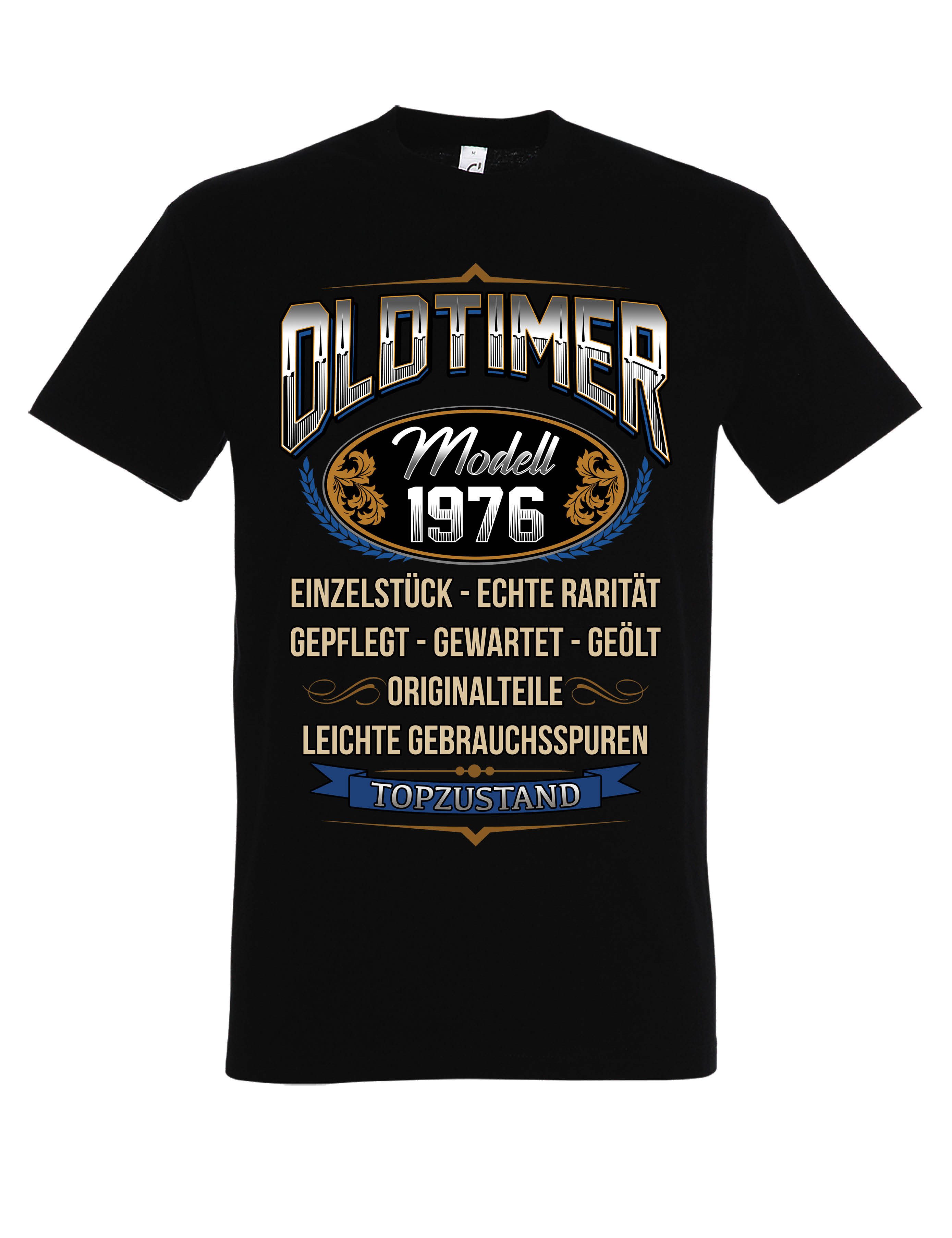 T-Shirt Herren T-Shirt 50. Geburtstag 1976 Oldtimer Fun Print Shirt 2026