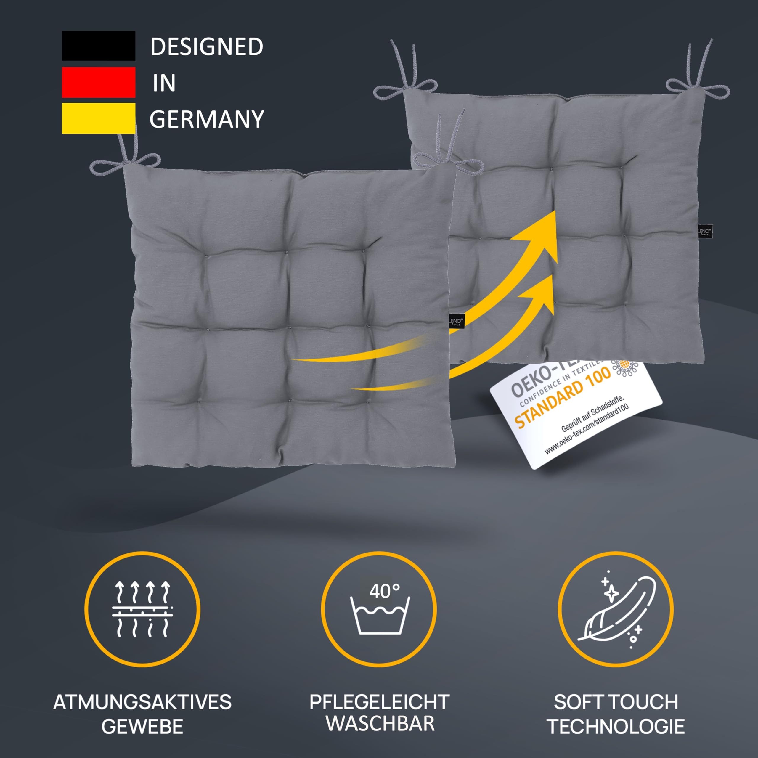 LILENO HOME Stuhlkissen Sitzkissen für Gartenstuhl, günstig online kaufen
