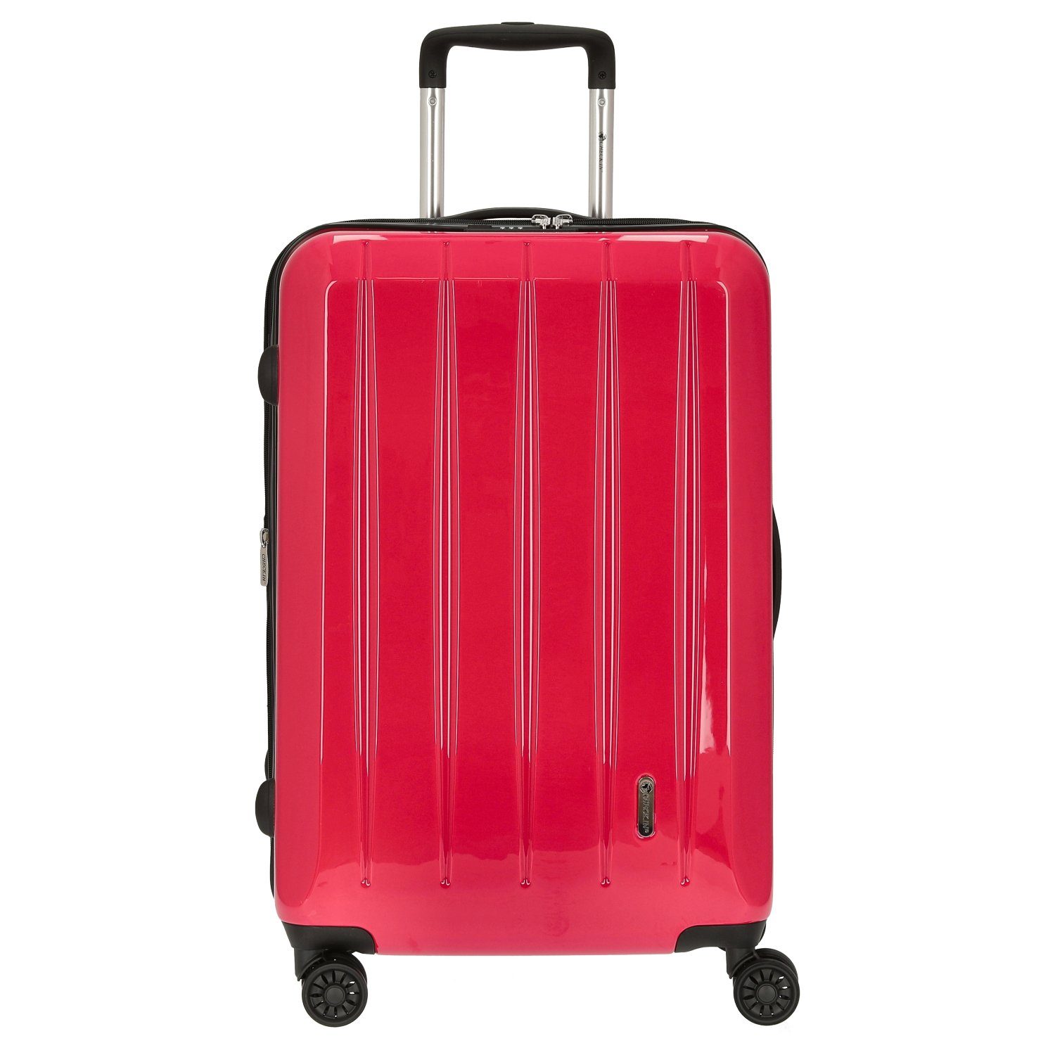 CHECK.IN® Trolley London 2.0 - 4-Rollen-Trolley 67 cm, 4 Rollen pink | Koffer