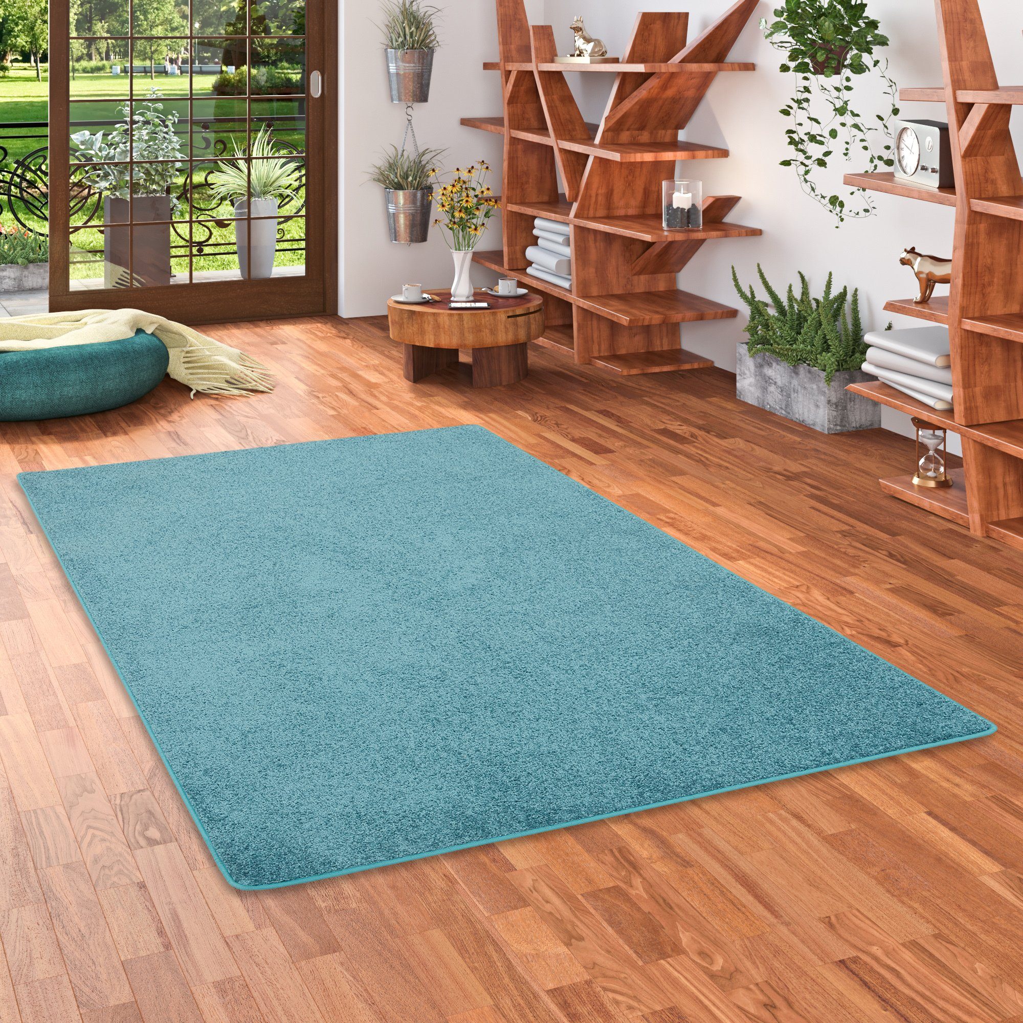 Hochflor-Teppich Hochflor Langflor Teppich Cottage