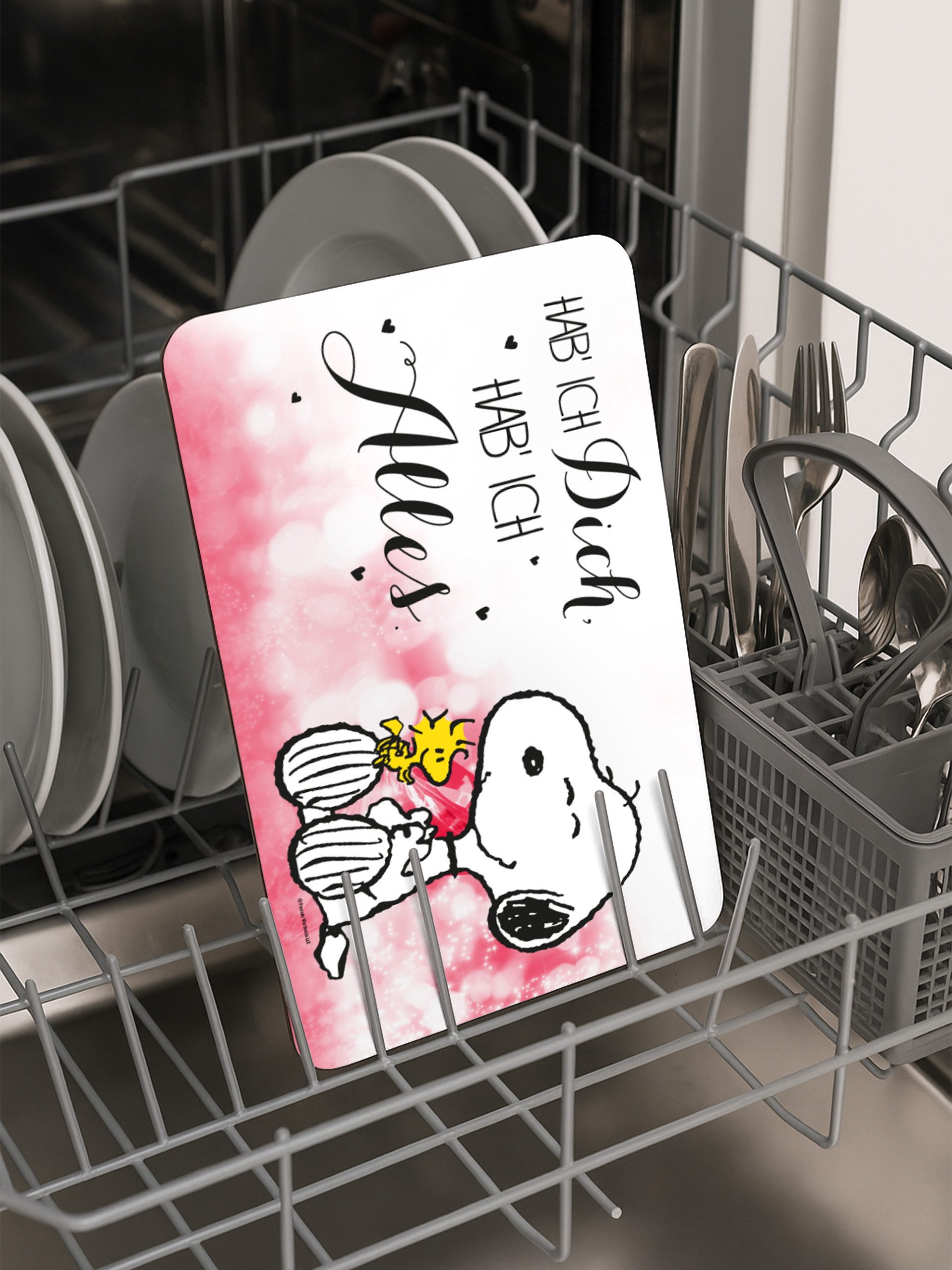 United Labels® Frühstücksbrett Peanuts Snoopy - Hab ich Dich hab ich Alles, Resopal – Bild 5 von 5
