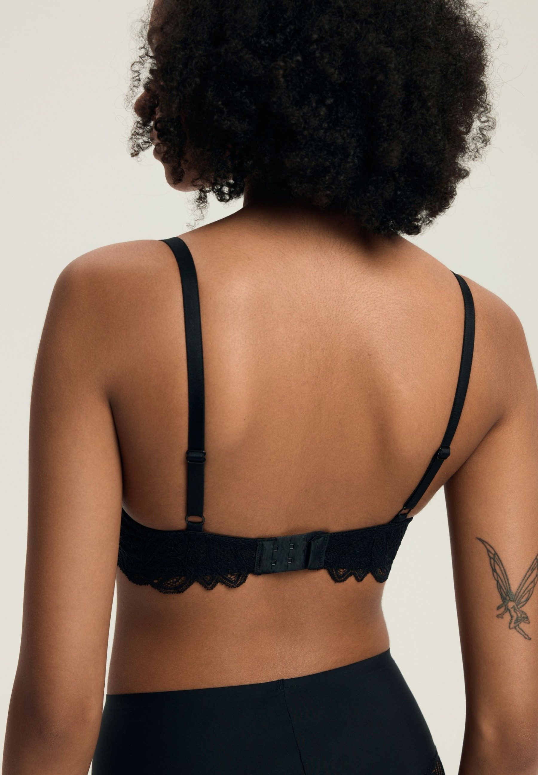 Henderson Push-up-BH Push-up-BH Delis, glatte Cups, abnehmbare Träger