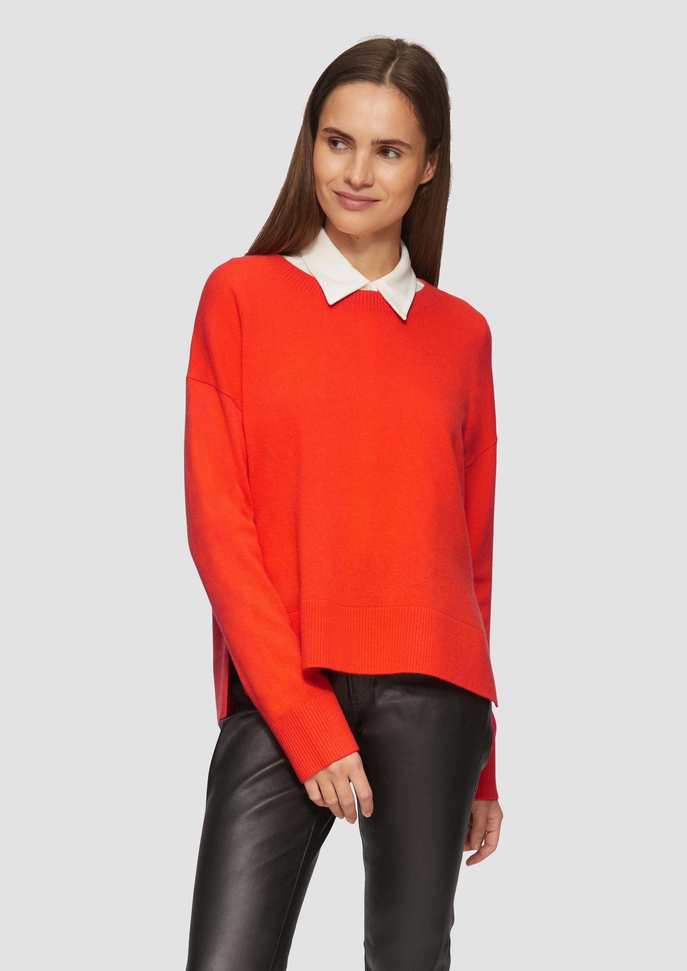 s.Oliver Strickpullover Strickpullover aus Kaschmirmix mit günstig online kaufen