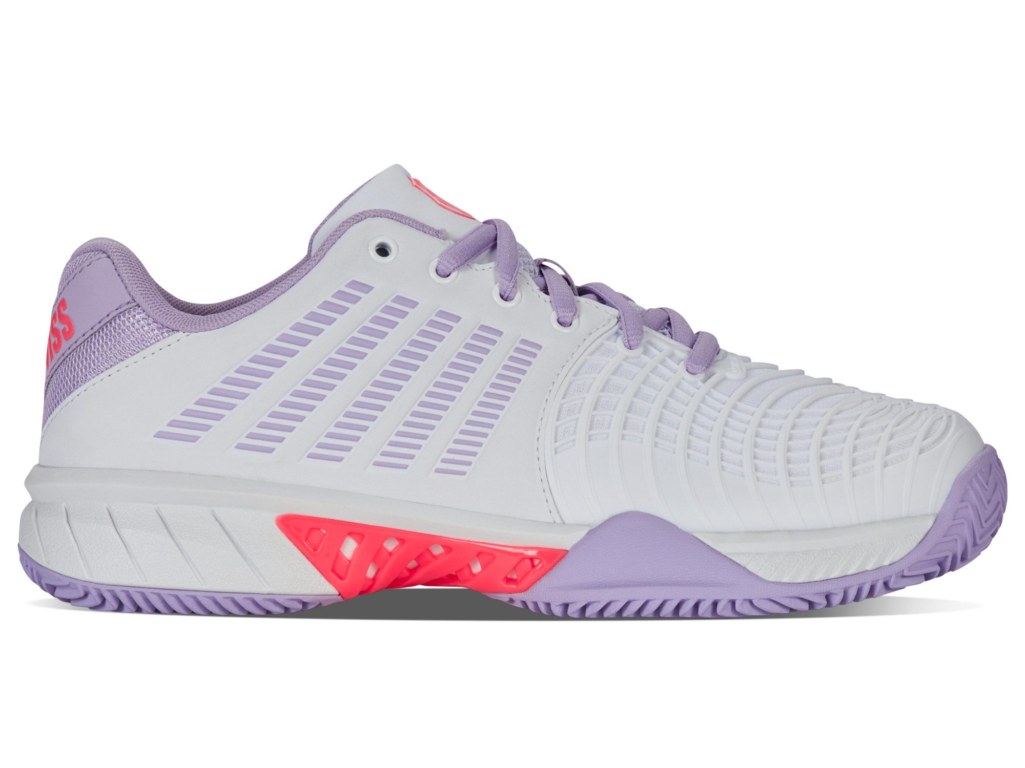 K-Swiss Performance Express Light 3 Clay/Sandplatz weiss/violett Damen Tennisschuh