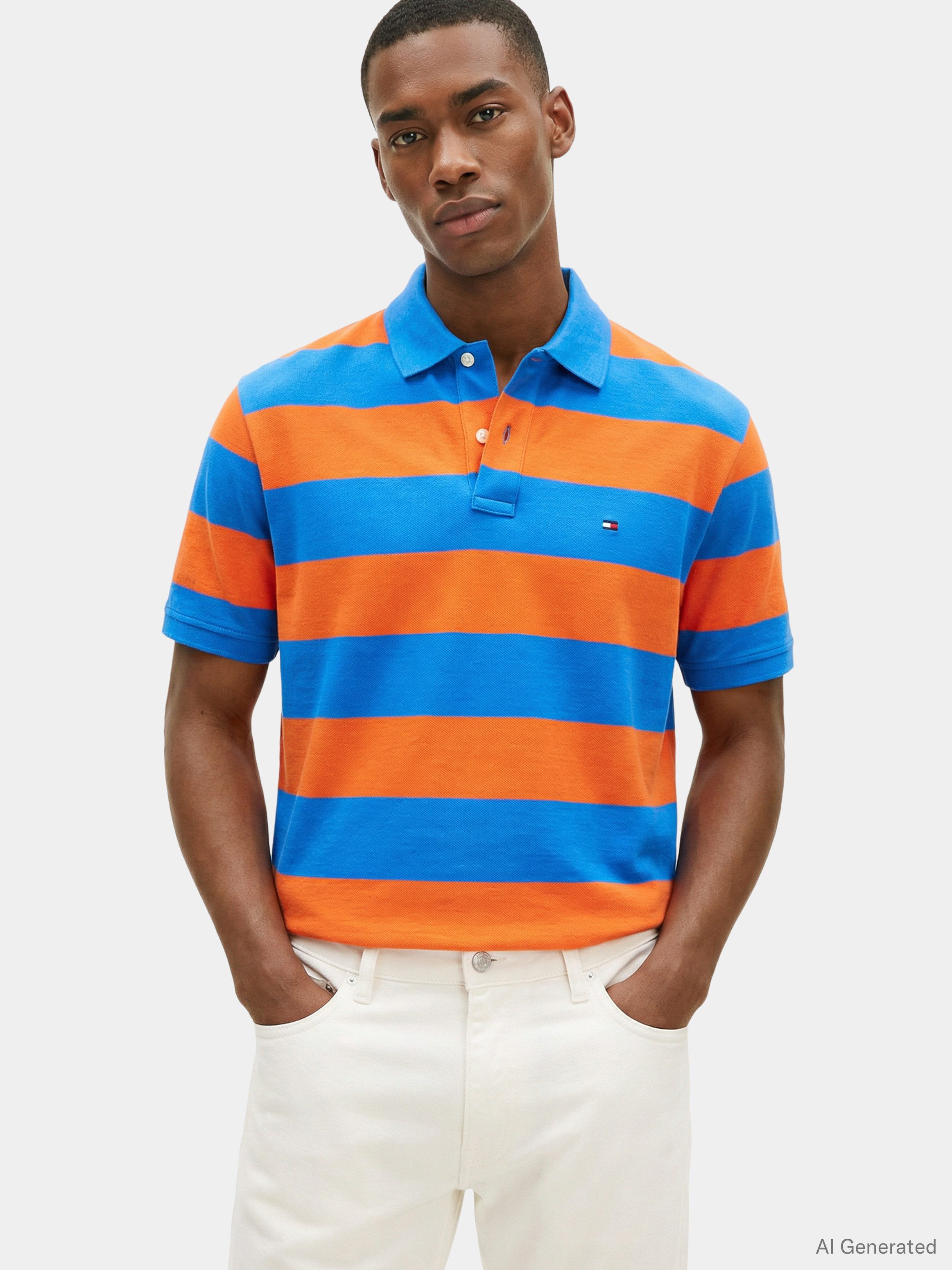 Tommy Hilfiger Poloshirt BLOCK STRIPE