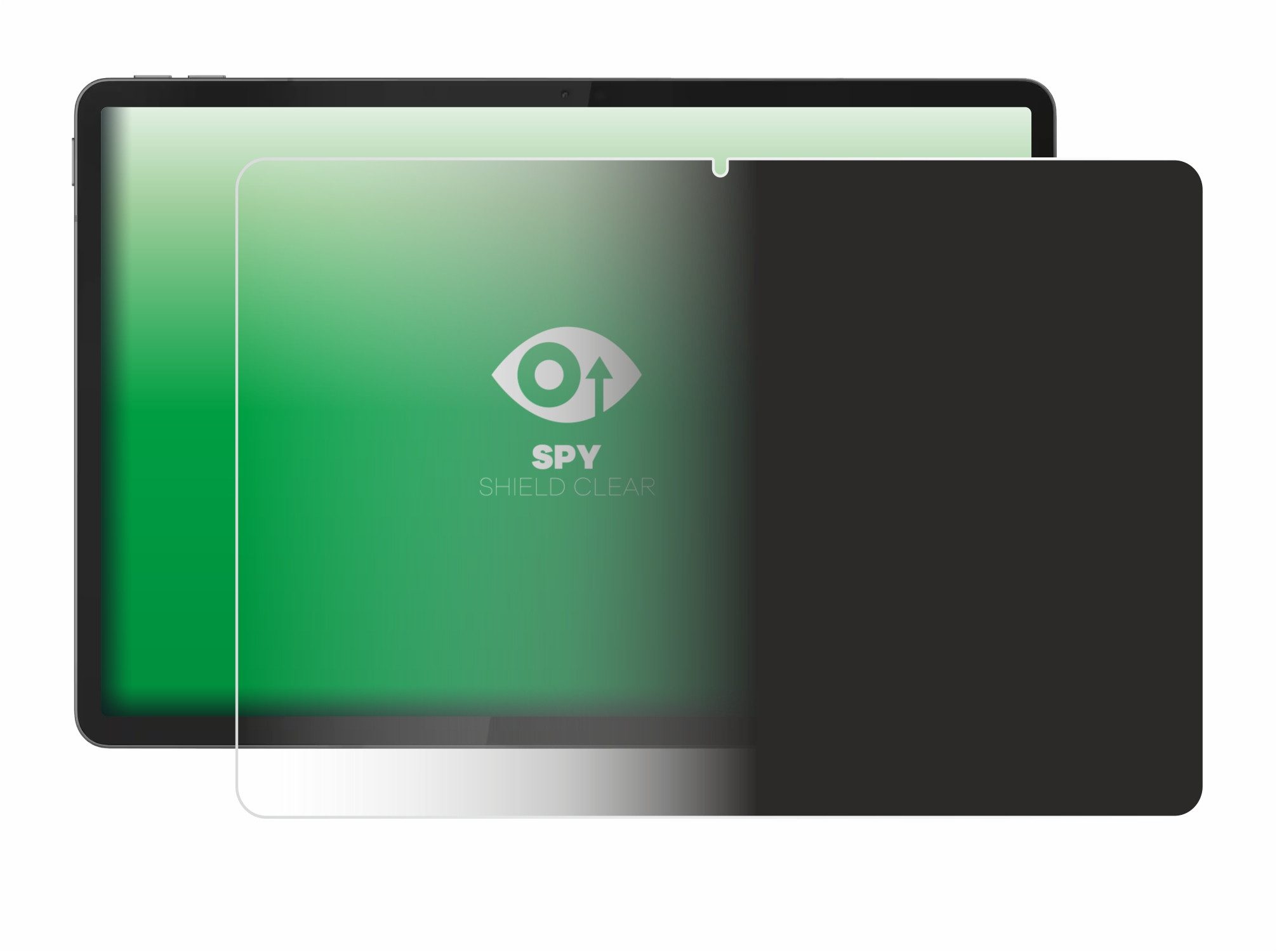 upscreen Displayschutzfolie Sichtschutzfolie für Lenovo Idea Tab Plus 12.1", Anti-Spy Privacy Sichtschutz Blickschutzfolie Blaulicht-Schutz