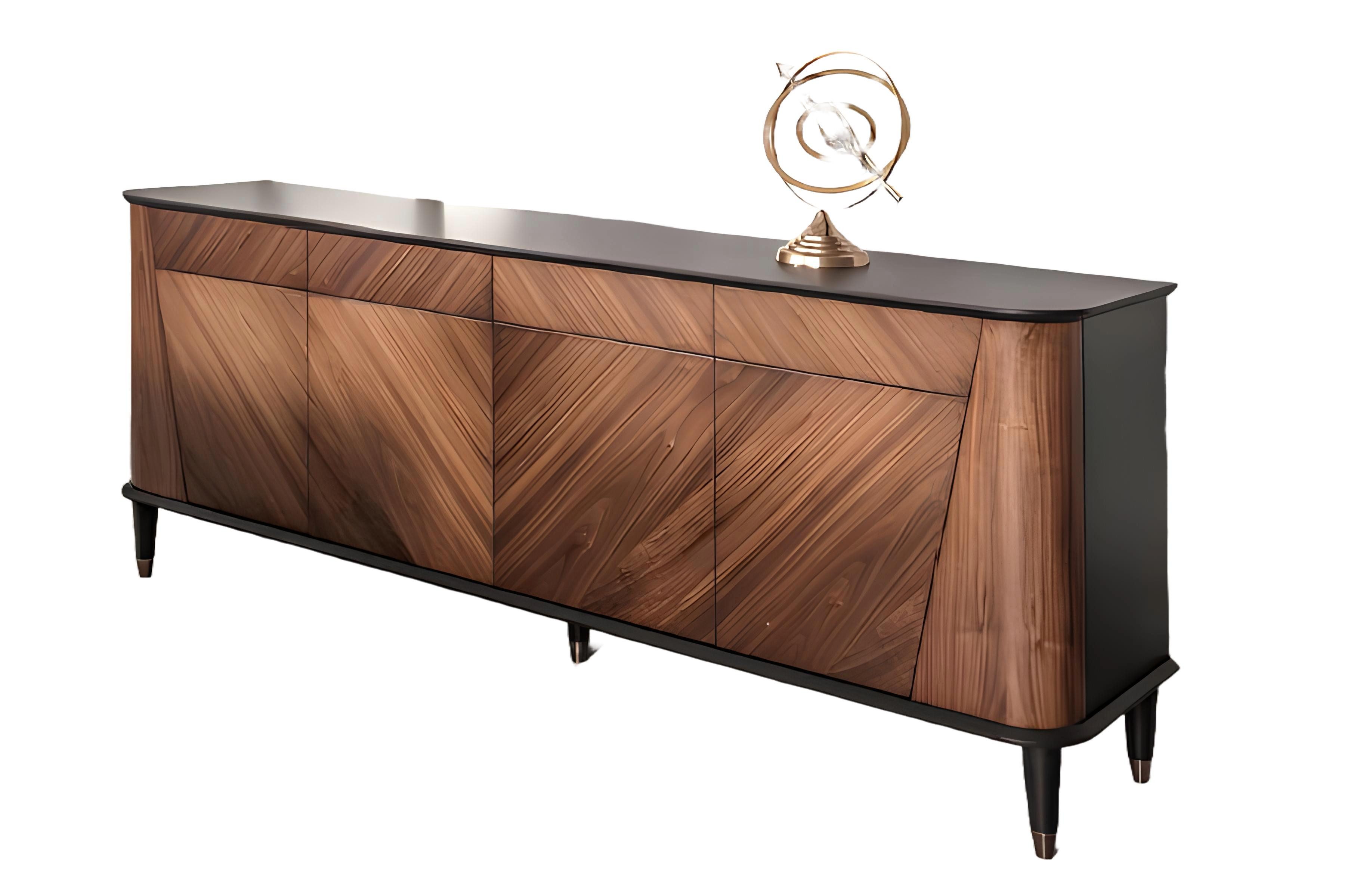 JVmoebel Sideboard Moderne Holzoptik Kommode mit viel Stauraum für das Büro (1 St., Konsole), Made in Europa