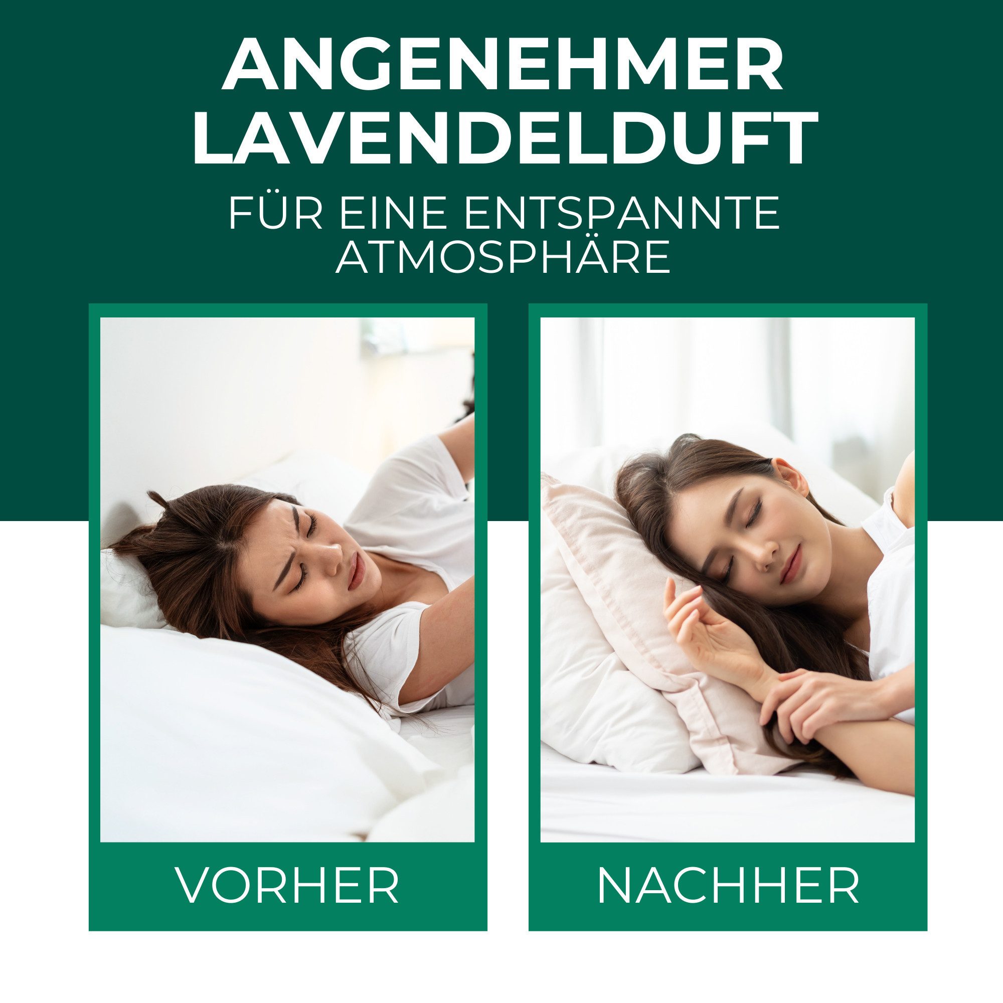 Silberkraft Duftöl Lavendelspray für Kopfkissen & Raum, Kissenspray mit echtem Lavendelöl (1-St., 100 ml hochwertiges ätherisches Lavendelöl (Lavandula angustifolia), Beruhigendes Duftspray, Schlafzimmer & Alltag, Vegan, Made in Germany