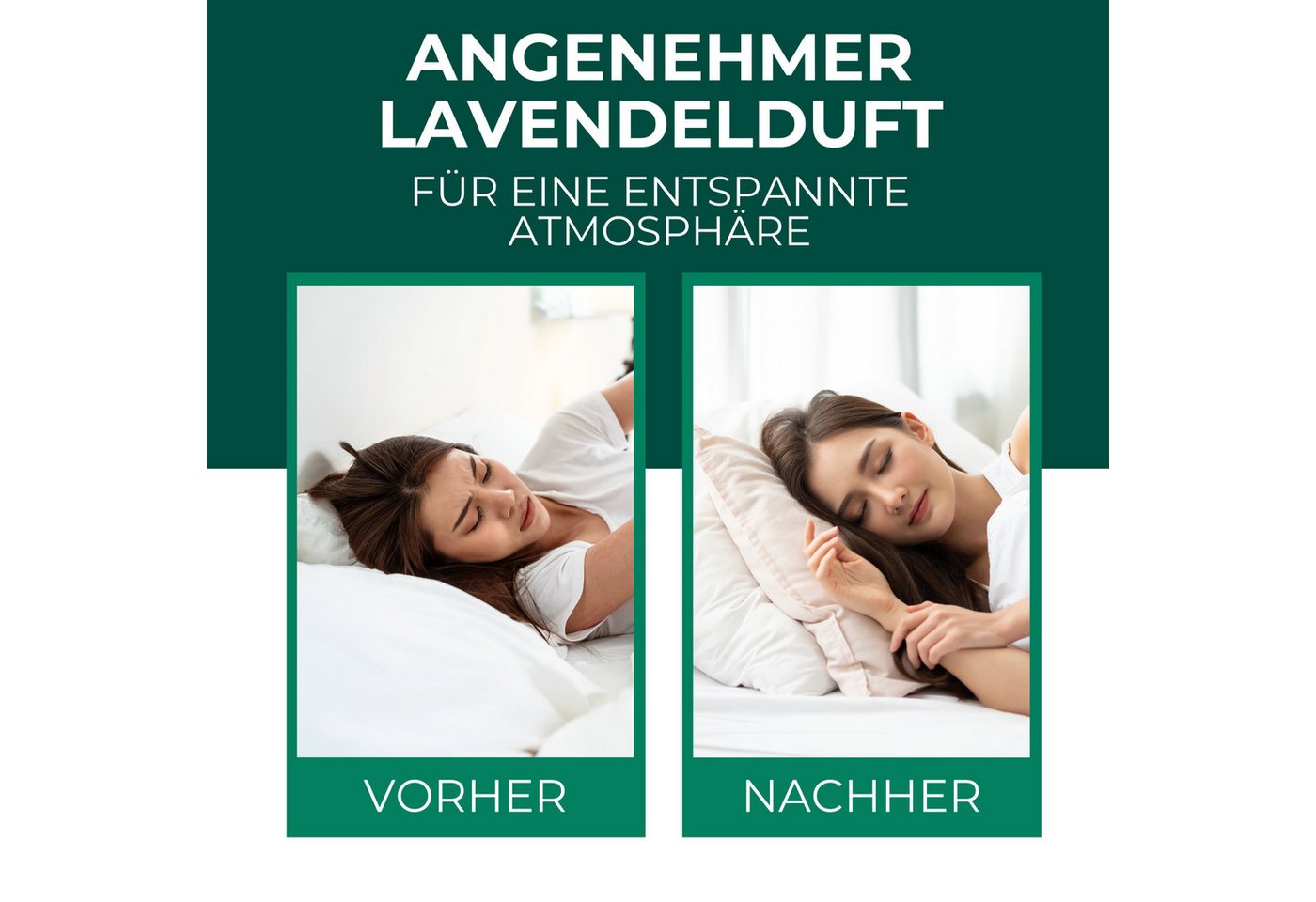 Thumbnail - Silberkraft Duftöl Lavendelspray für Kopfkissen & Raum, Kissenspray mit echtem Lavendelöl (4-St., 100 ml hochwertiges ät...