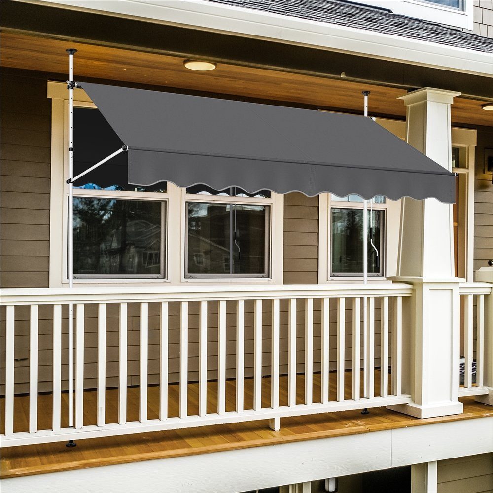 Yaheetech Markise 150/200/250/300 cm (Breite) Klemmmarkise günstig online kaufen