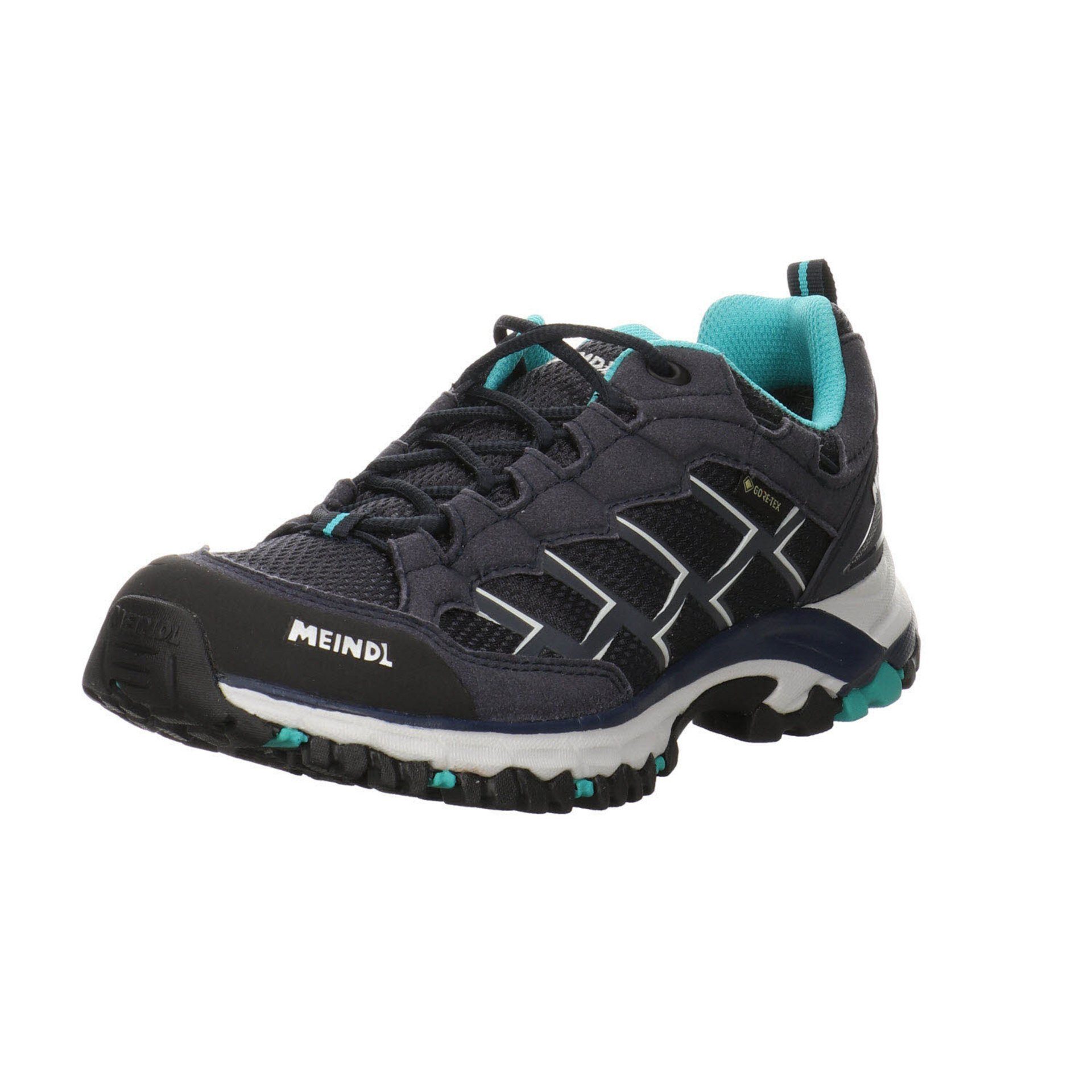 GTX Meindl Türkis Schuhe Outdoorschuh Outdoorschuh Caribe Lady Marine Synthetikkombination Outdoor / Damen