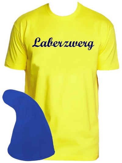 coole-fun-t-shirts Kostüm LABERWERG Zwergen Kostüm Laber Zwerg Karneval Fasching