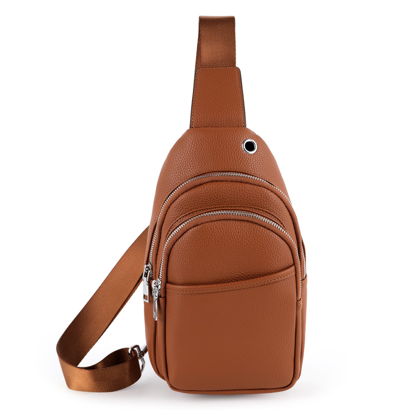 Bauchtasche Sling Bag Damen Umhängetasche Brusttasche Freizeit, Crossbody Bag