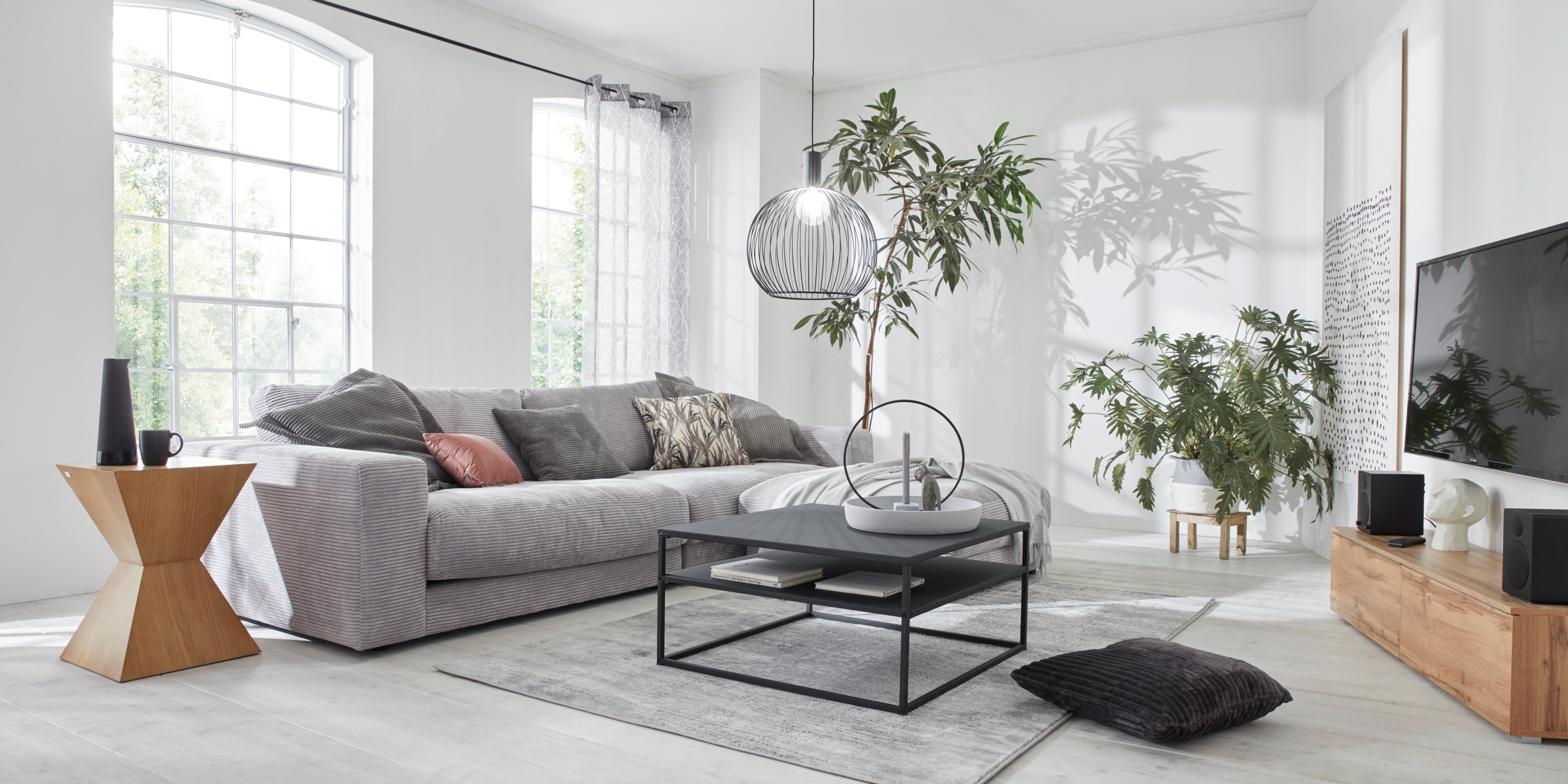 und Loungemöbel, Fein- Candy Big-Sofa Enisa, Breitcord in stylisches und 3C Zeitloses