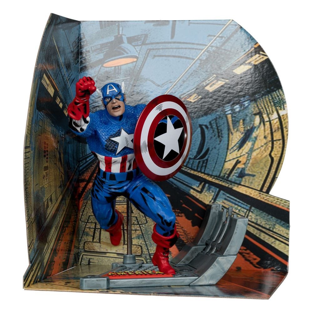 McFarlane Toys Merchandise-Figur Marvel Collection 1/10 Captain America (Captain America #100) 12 cm