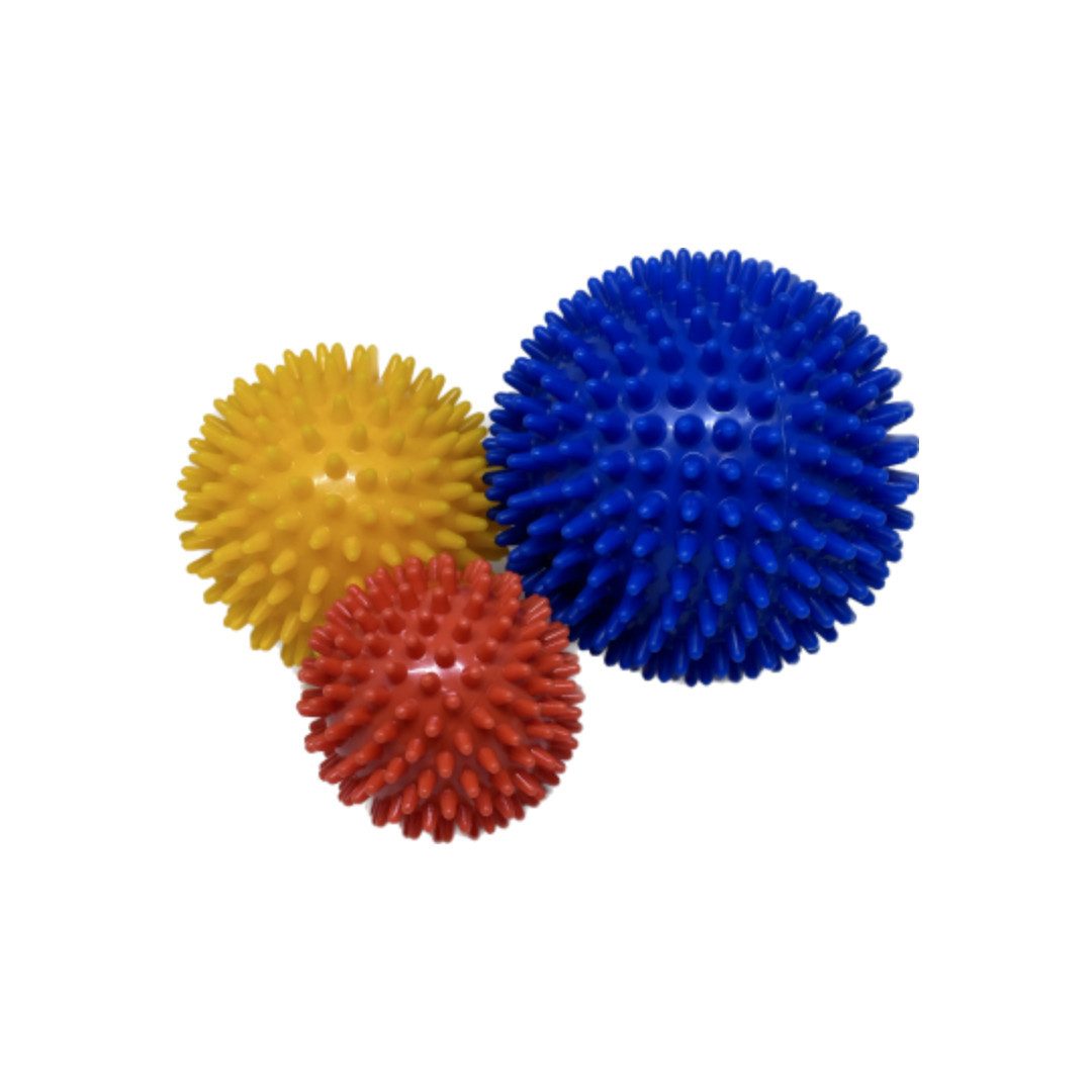 Massageball Igelball Set 8cm+9cm+10cm