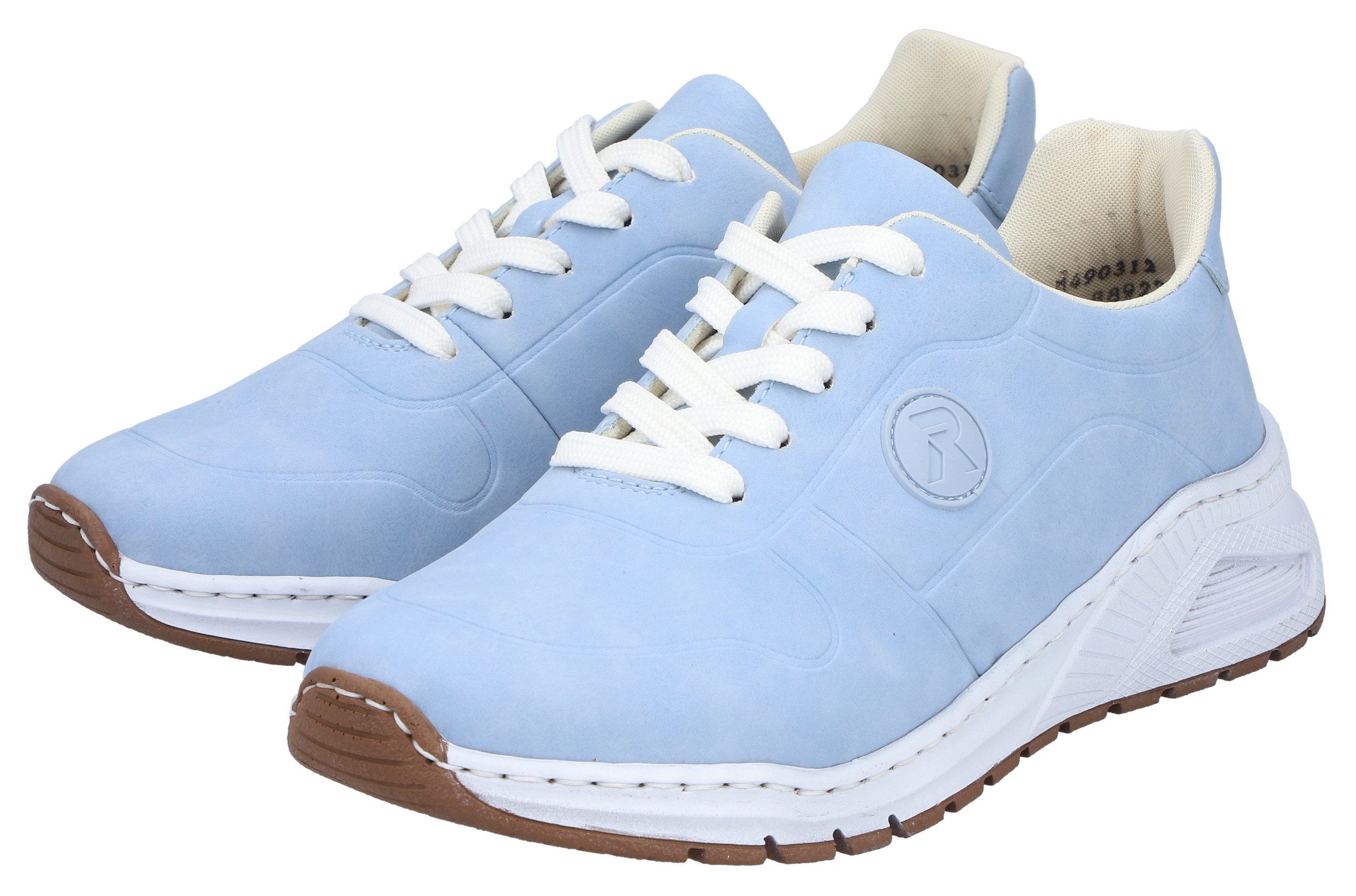 Rieker Sneaker mit MemoSoft-Innensohle, Freizeitschuh, Halbschuh, Schnürschuh