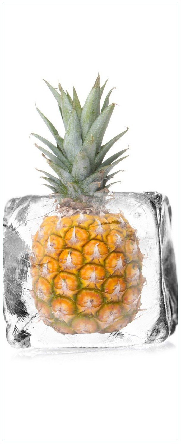 Eiskaltes Wallario - Eiswürfel in Ananas Memoboard Obst