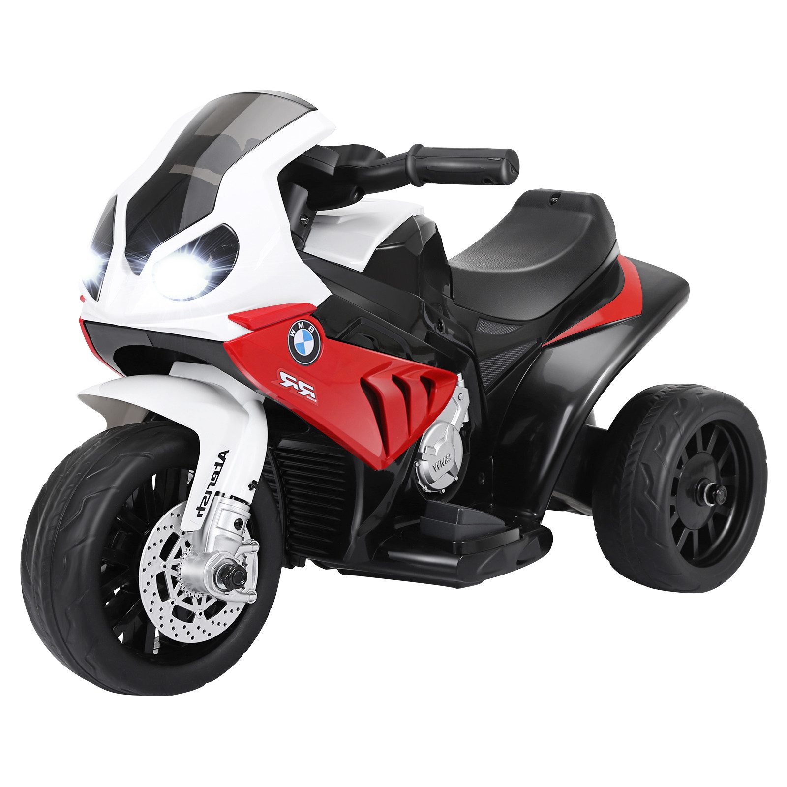 KOMFOTTEU Elektro-Kindermotorrad mit Musik & Lichter, für Kinder 18-36 Monaten