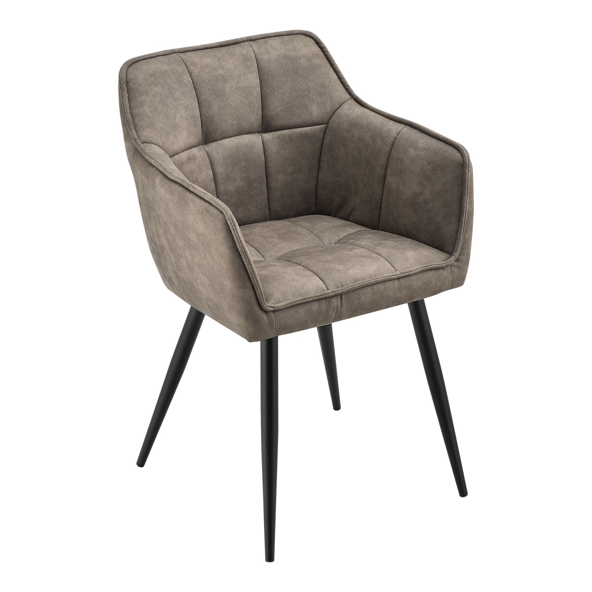 en.casa Esszimmerstuhl, »Birmingham« gepolstert 81x57x53 cm günstig online kaufen