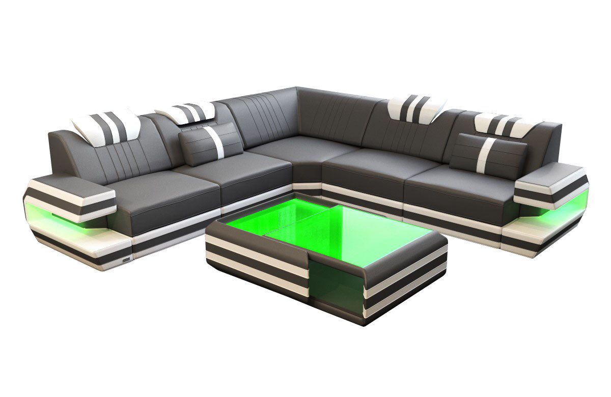 Sofa Dreams Ecksofa Ledercouch Sofa Leder günstig online kaufen