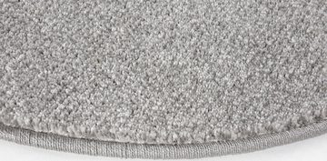 Teppich Jerez, Andiamo, rund, Höhe: 8 mm, Kurzflor, gewebt, Uni-Farben, Wohnzimmer & Schlafzimmer