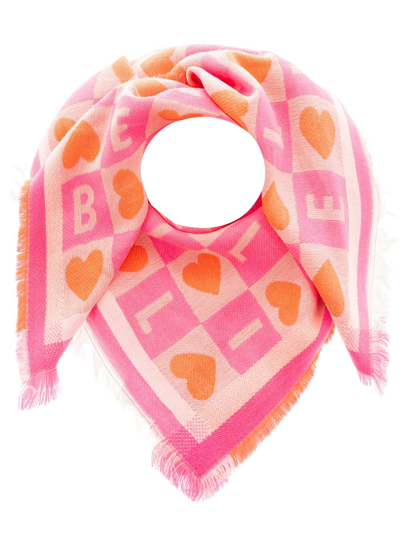 Modetuch Viereckstuch "Kacheln Liebe "