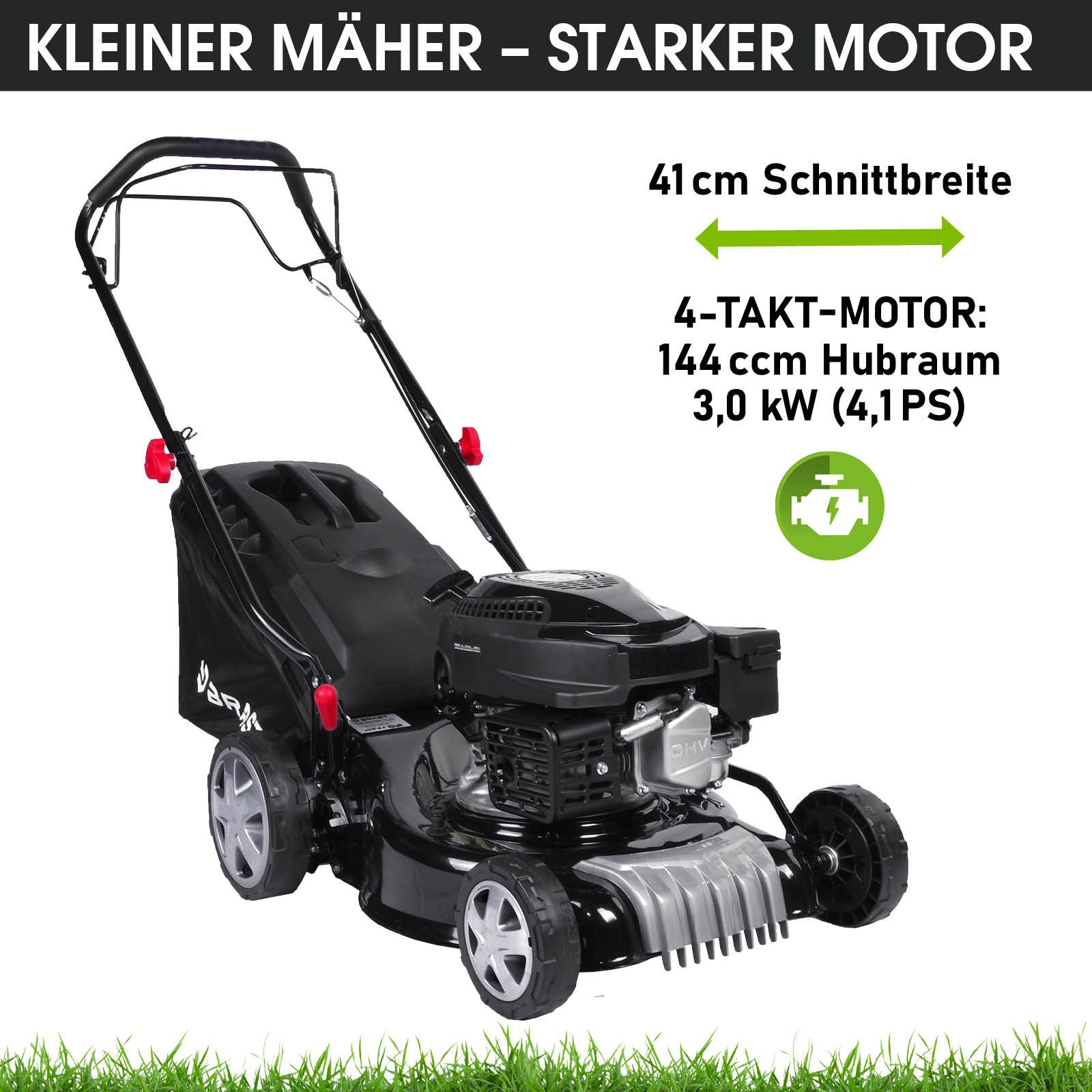 BRAST Benzinrasenmäher Radantrieb mit Antrieb 3,0kW günstig online kaufen