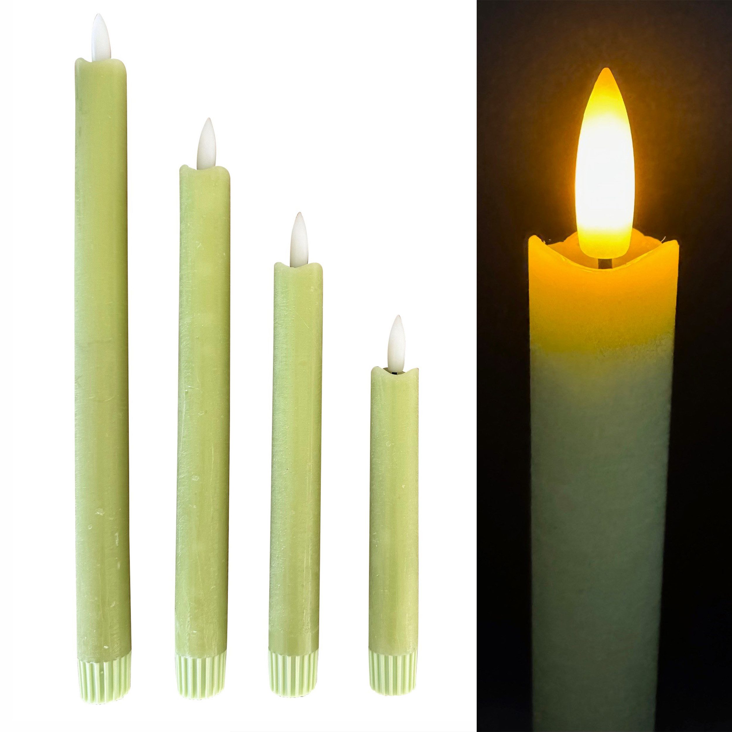 Online-Fuchs LED-Kerze 4 LED Stabkerzen in günstig online kaufen